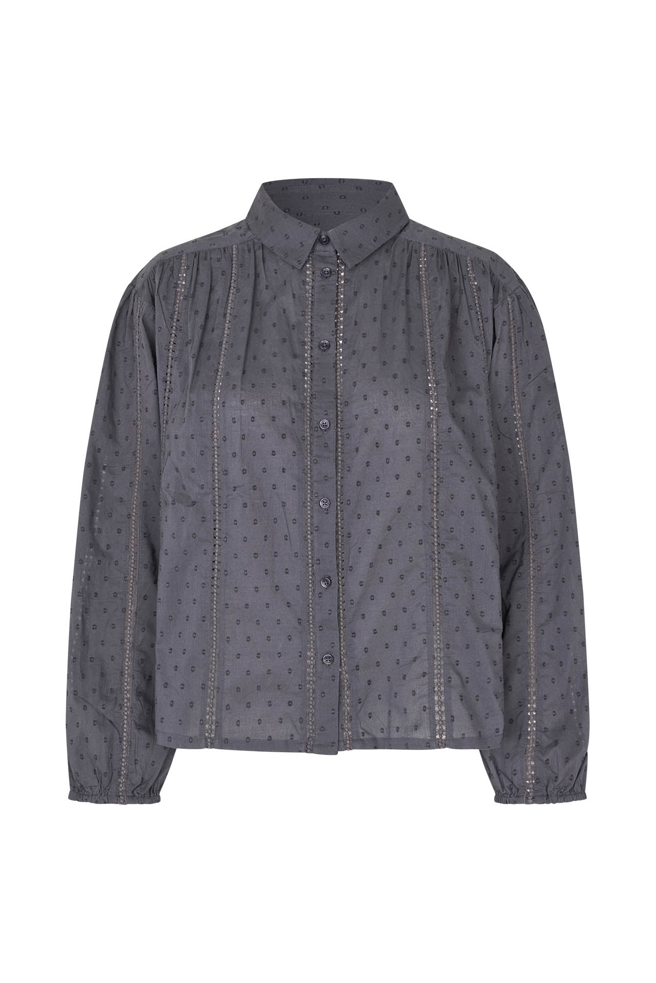 Lollys Laundry EmLL Skjorte Shirt Vasket sort