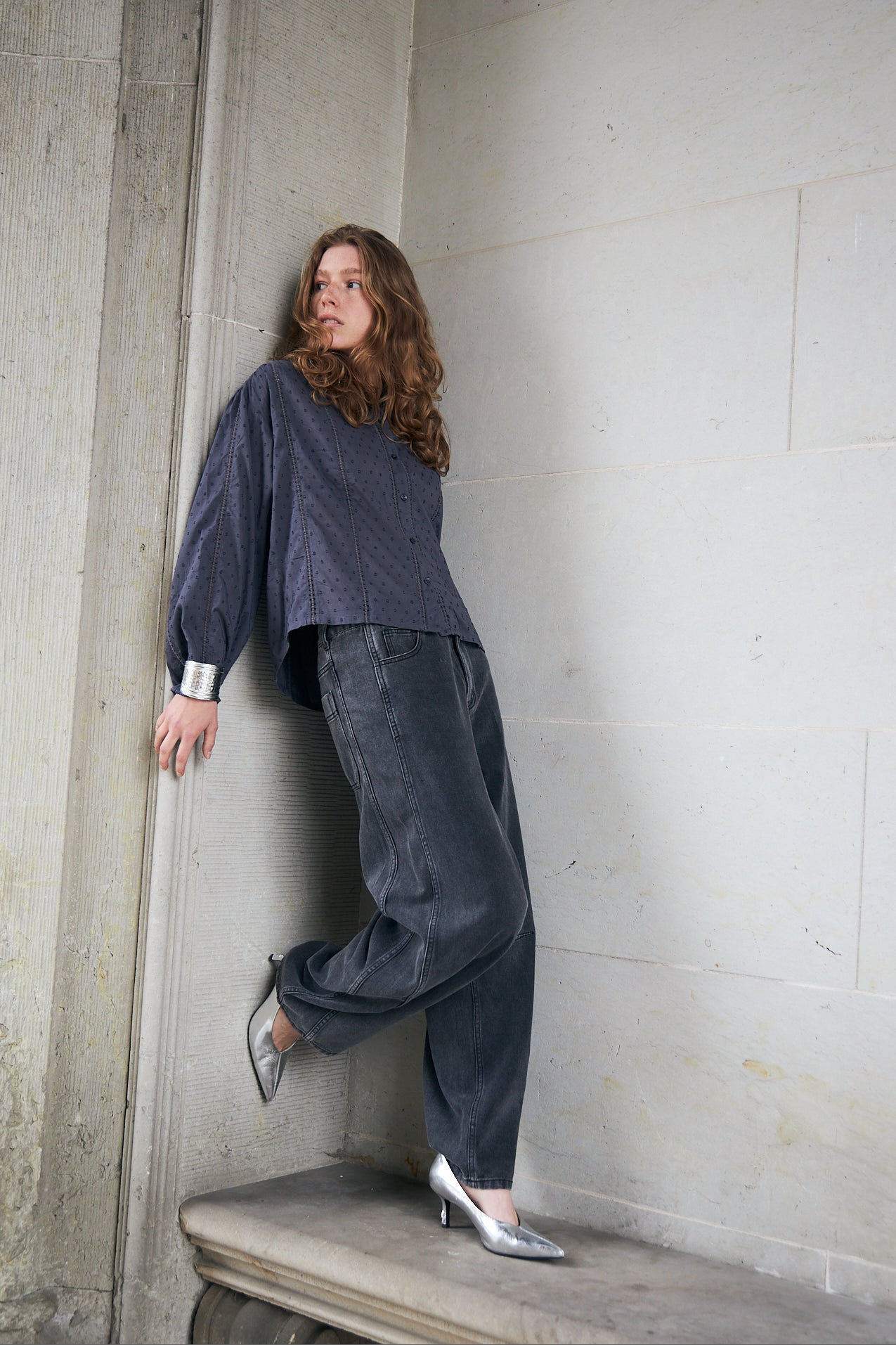 Lollys Laundry EmLL Skjorte Shirt Vasket sort