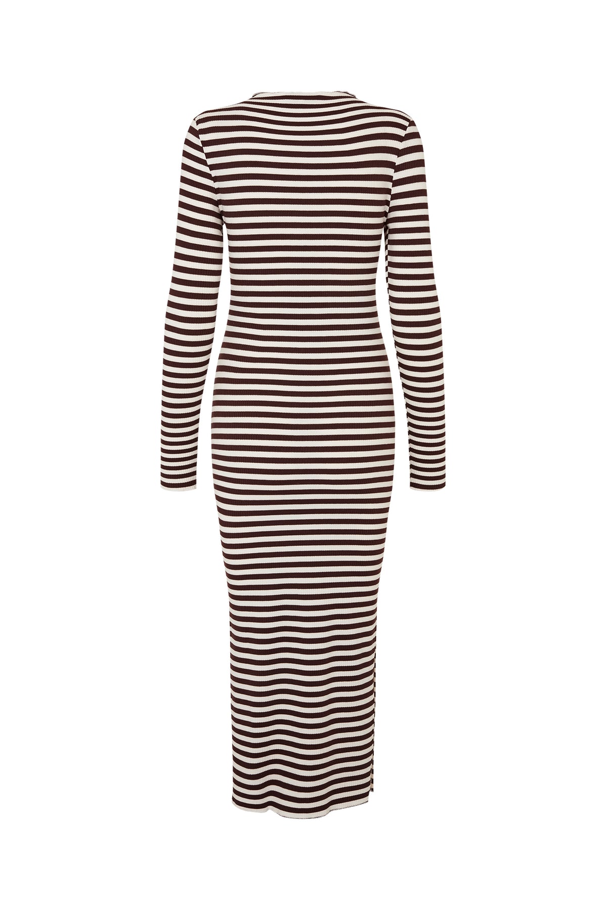 Lollys Laundry EmeraldLL Maxi Dress LS Dress Chokoladebrun