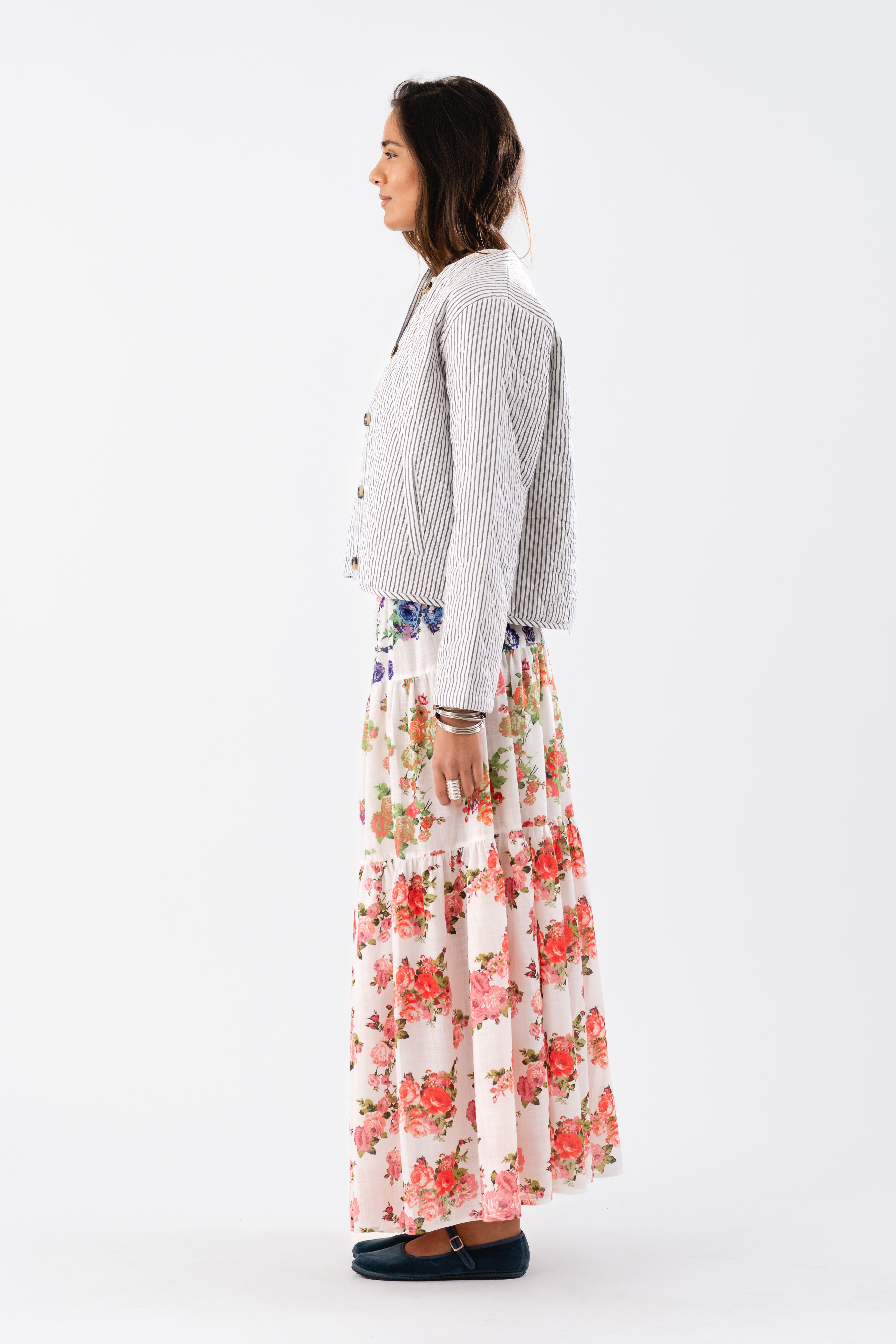 EmiliaLL Jacket LS - Stripe