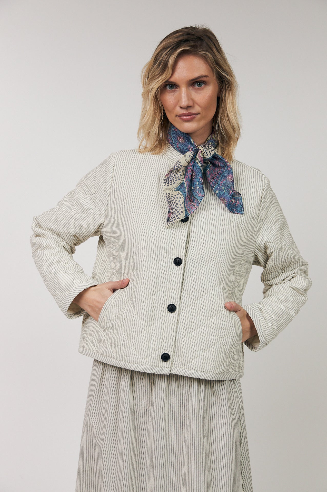 EmiliaLL Jakke - Stripe