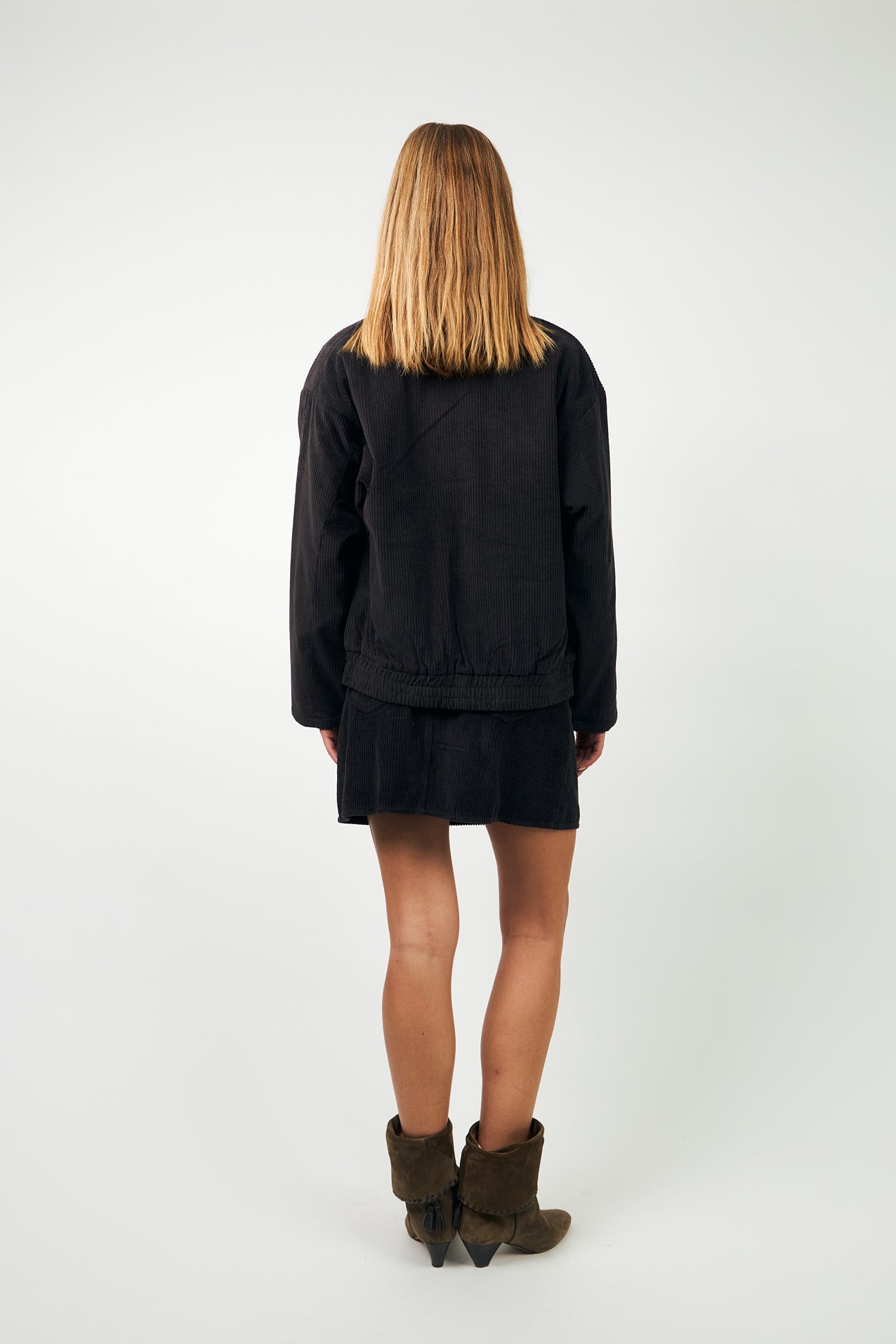 Lollys Laundry EvasLL Kort Nederdel Skirt 87 Dark Mokka