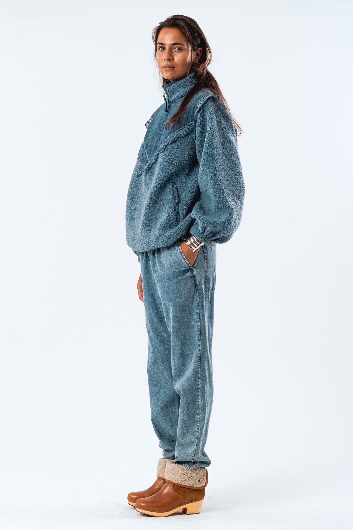 Lollys Laundry FalLL Jacket LS Outerwear Dæmpet blå