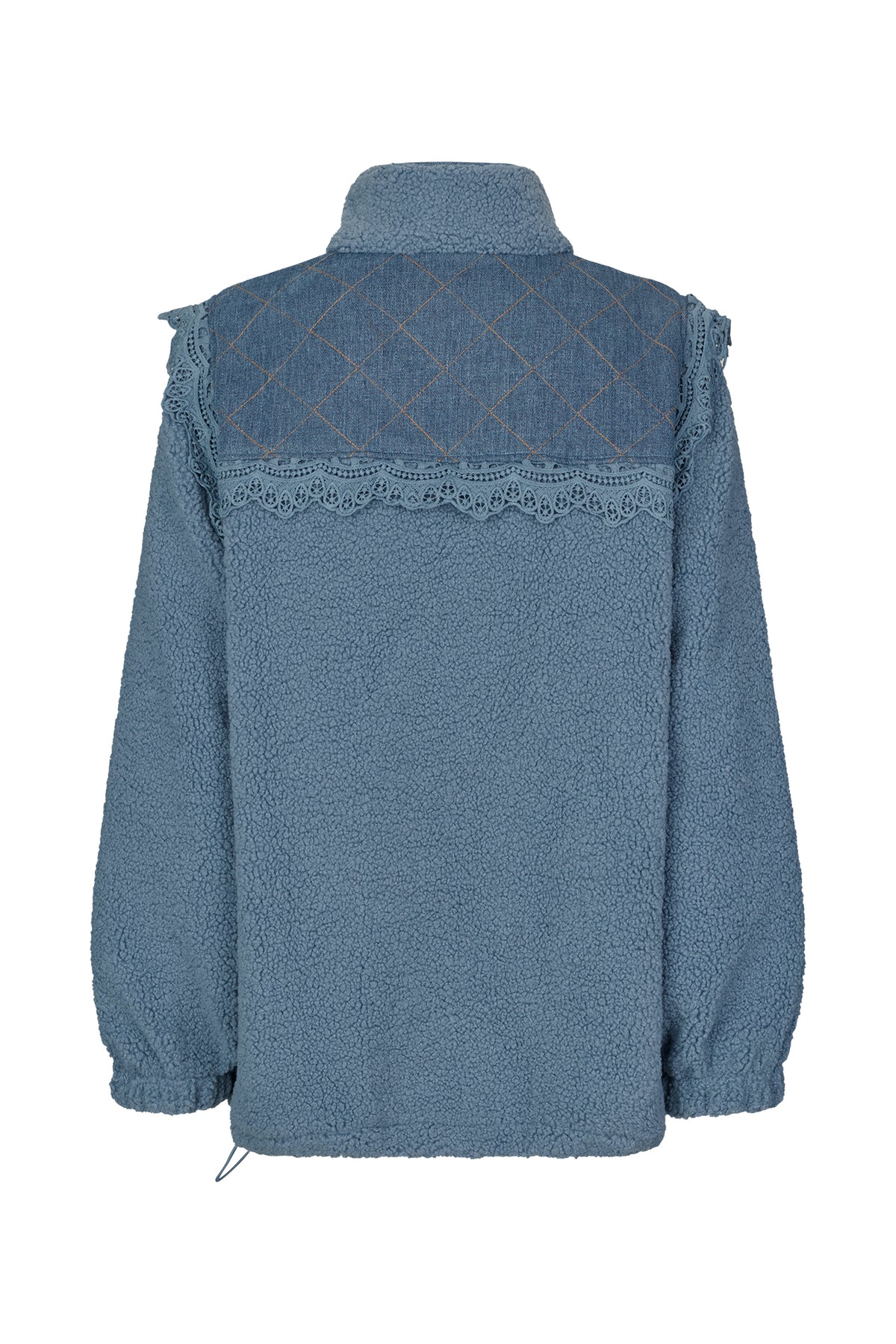 Lollys Laundry FalLL Teddyjakke Outerwear Dæmpet blå