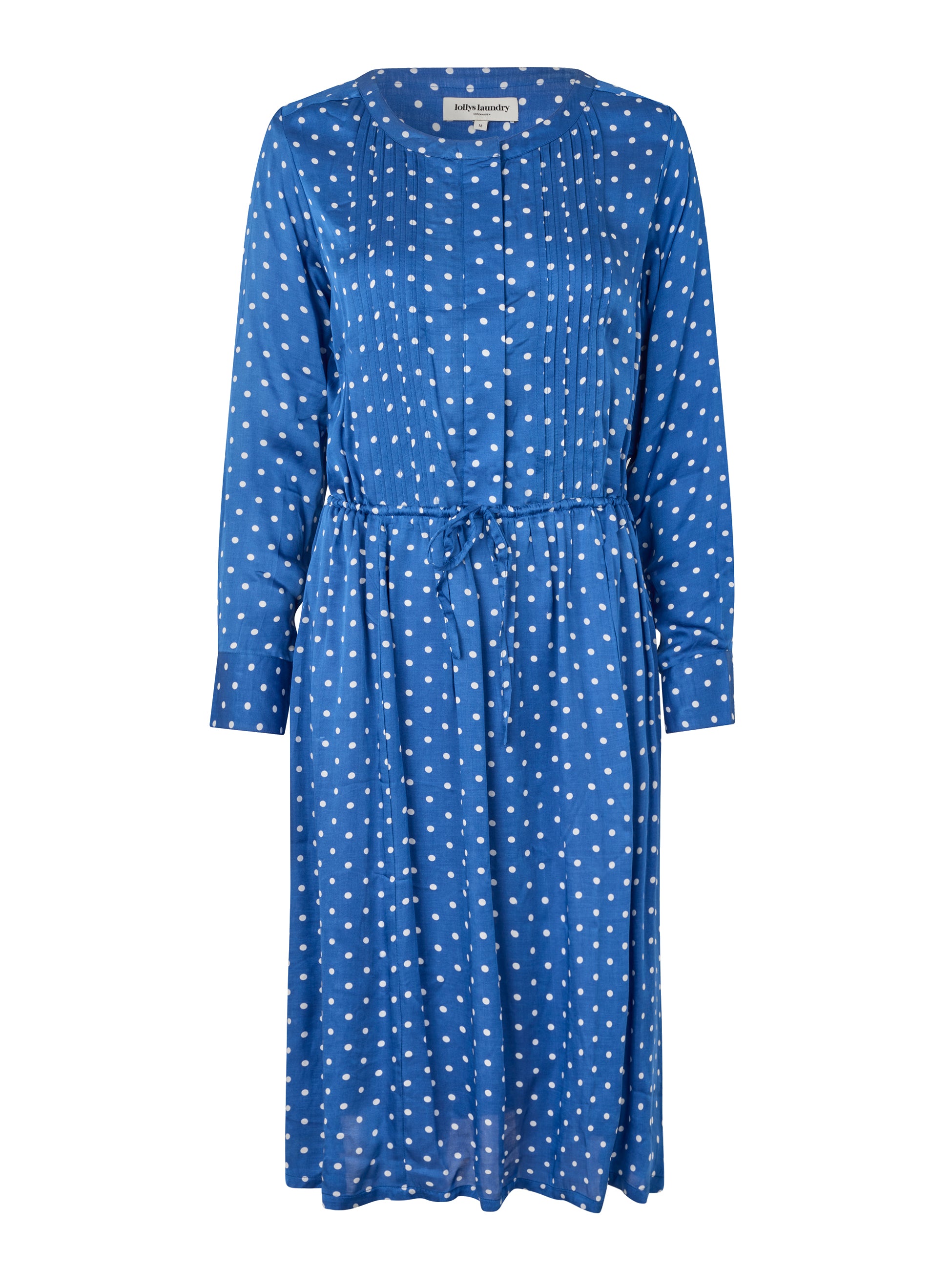FionaLL Midi Dress LS - Dot Print