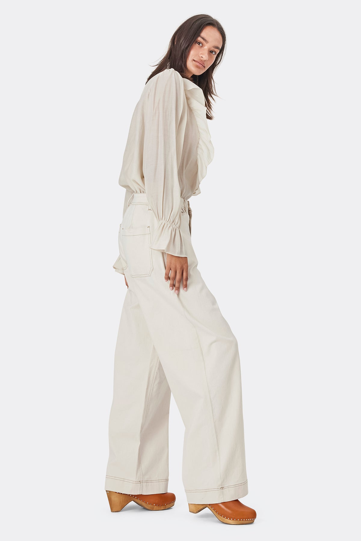 Lollys Laundry FloridaLL Pants Pants Creme