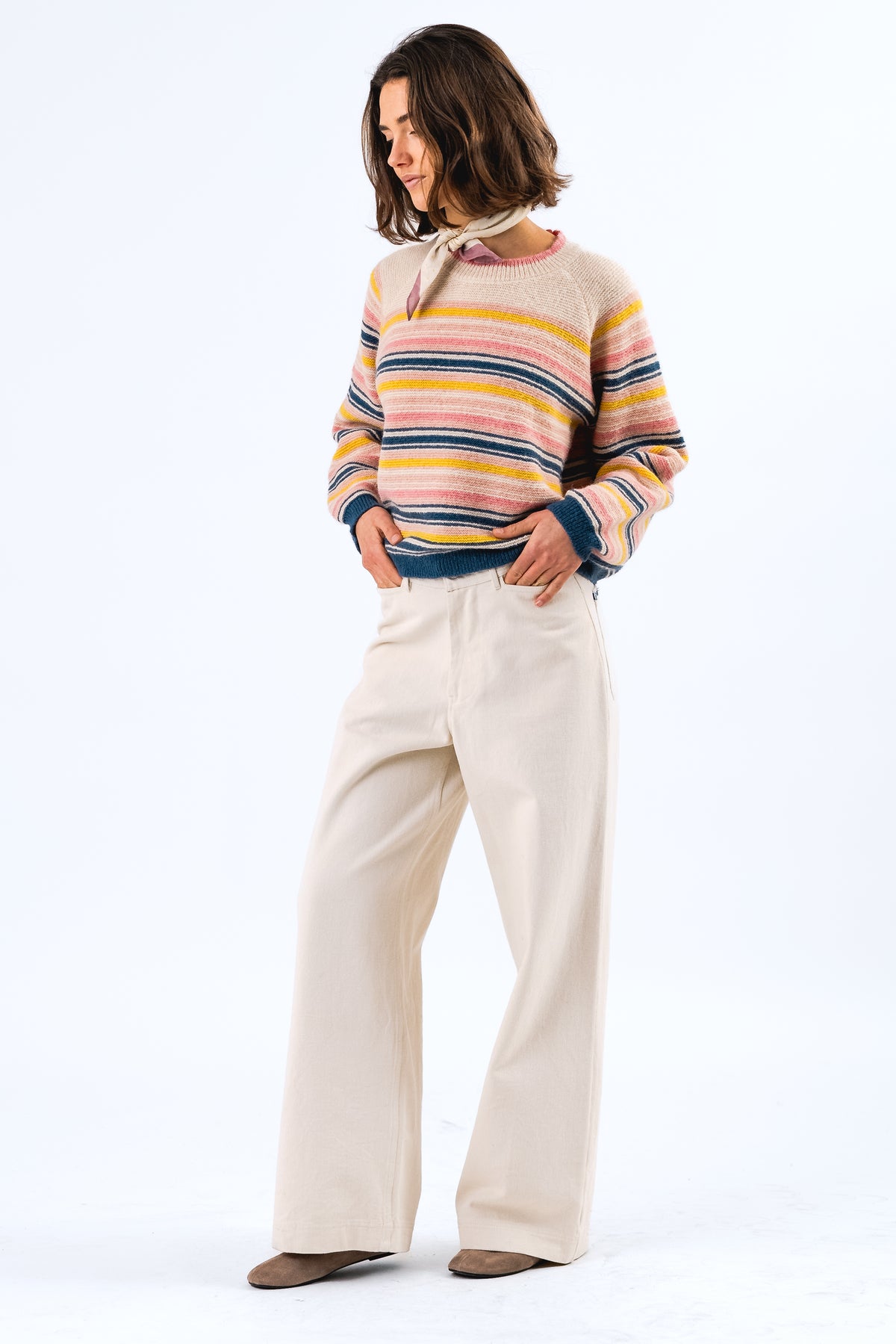 Lollys Laundry Florida Bukser Pants Creme