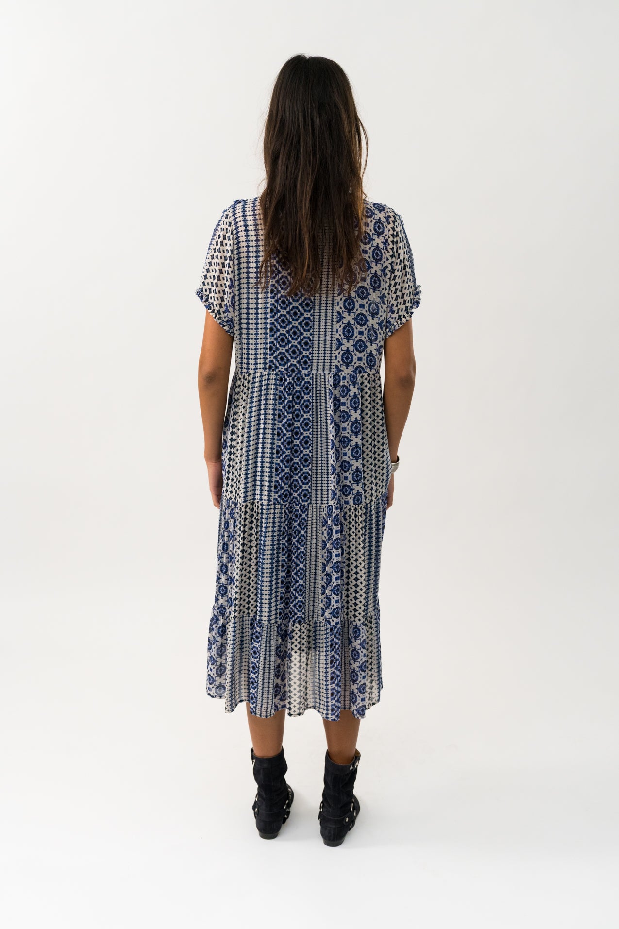 FreddyLL Midi Dress SS - Blue
