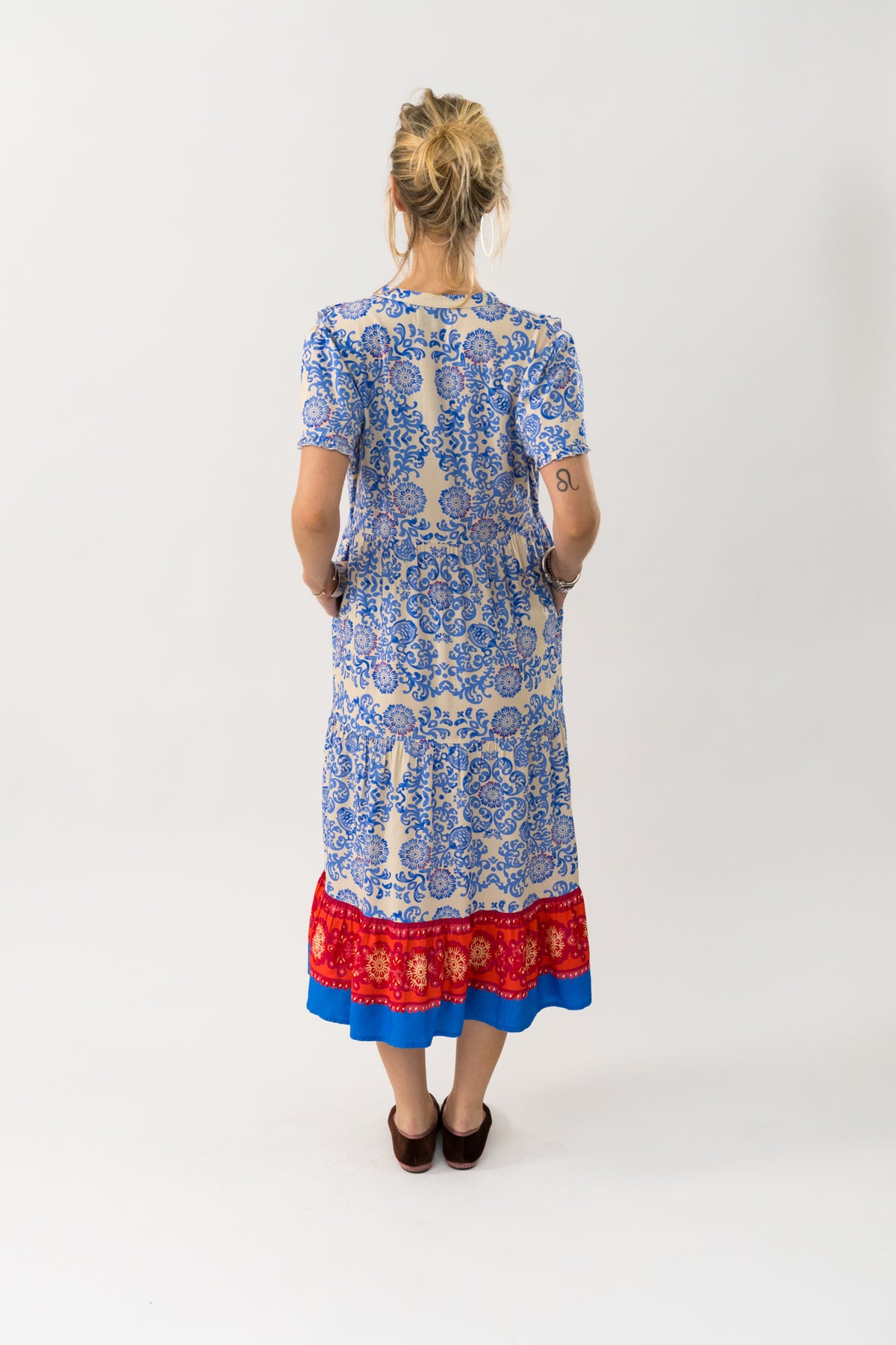 Lollys Laundry FreddyLL Midi Kjole Dress Lyseblå