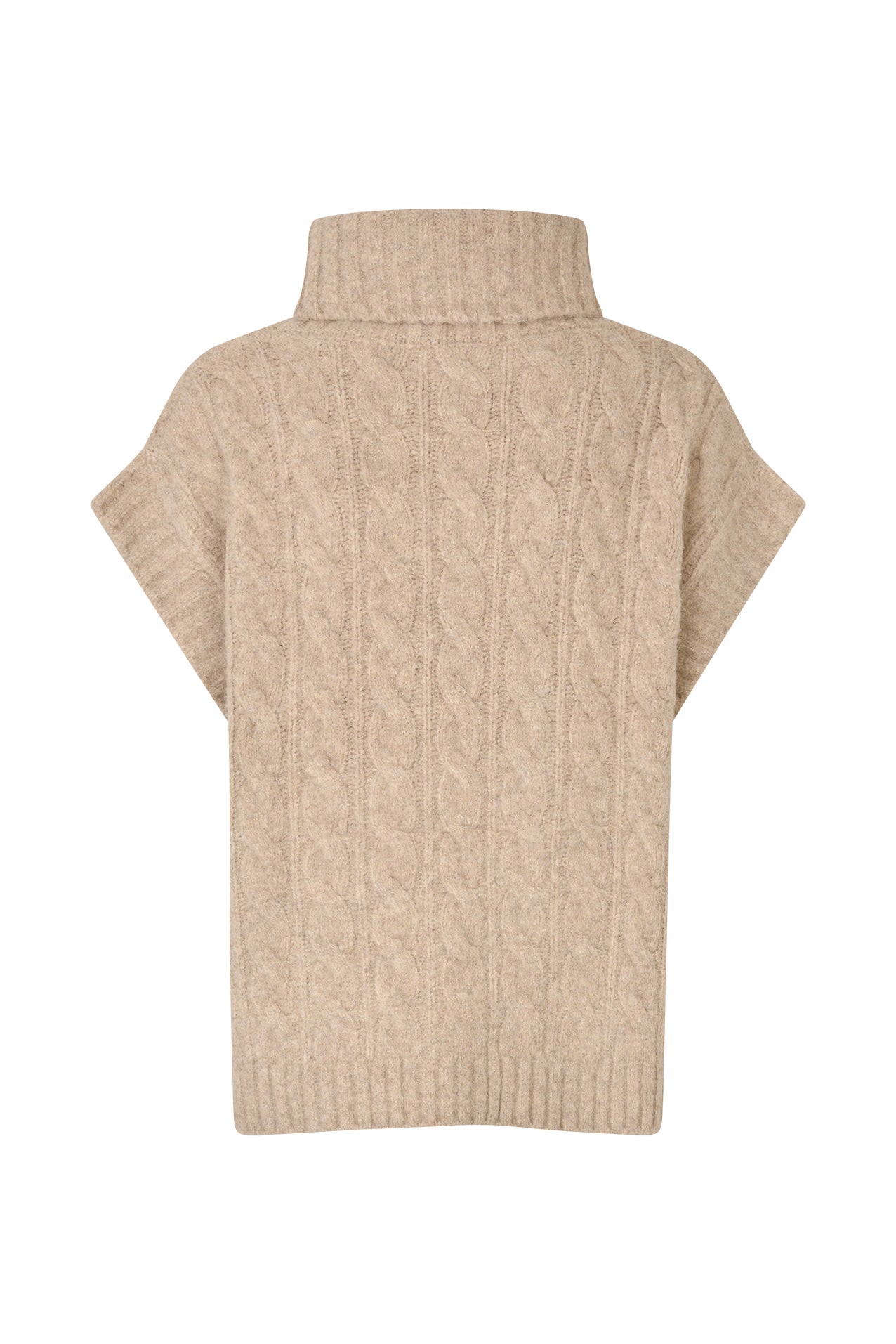 Lollys Laundry FresnoLL Strikket Vest Vest 04 Sand