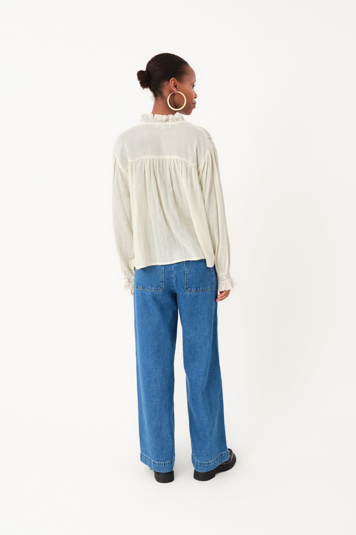 Lollys Laundry GemmaLL Skjorte Shirt Creme