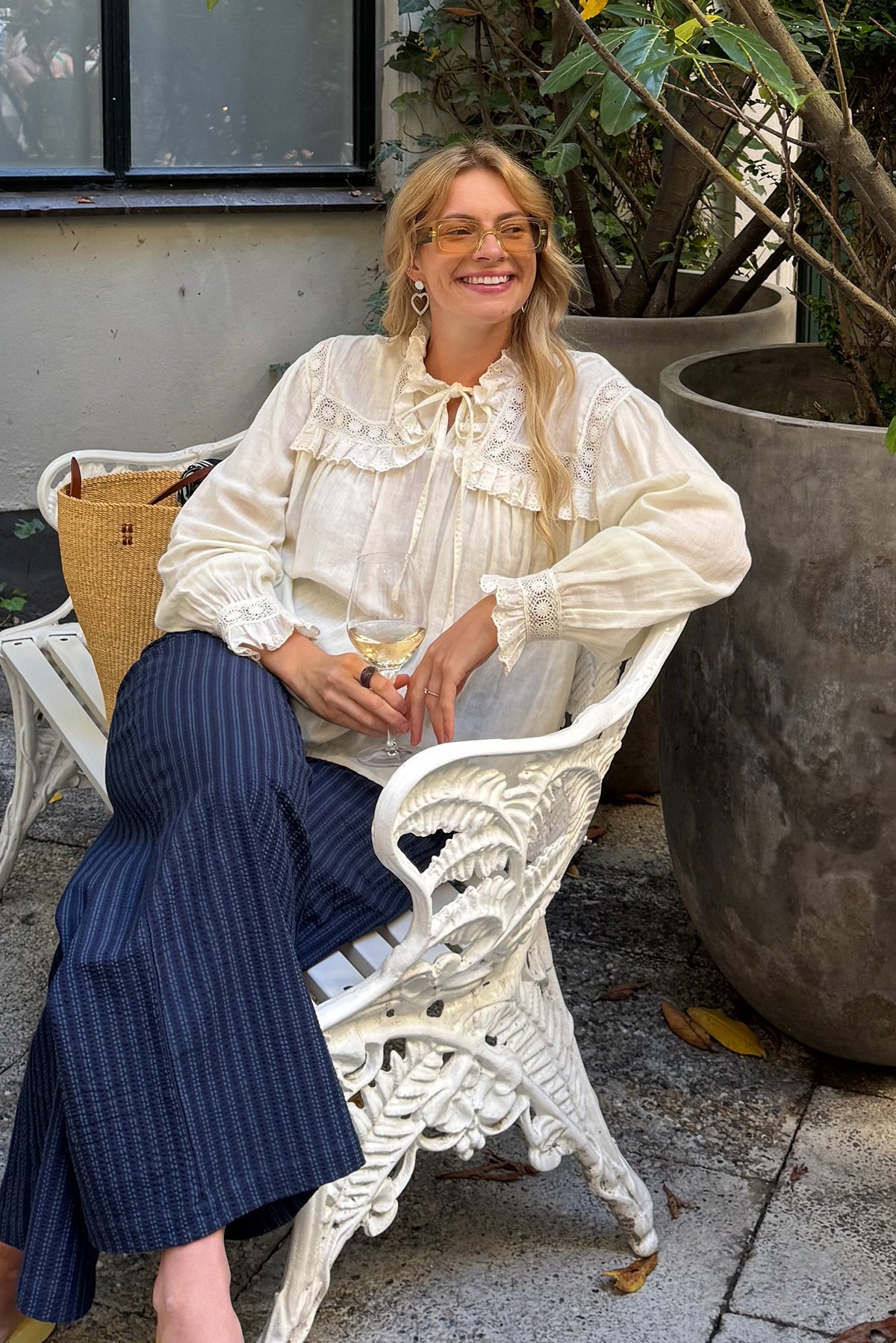 Lollys Laundry GemmaLL Skjorte Shirt Creme
