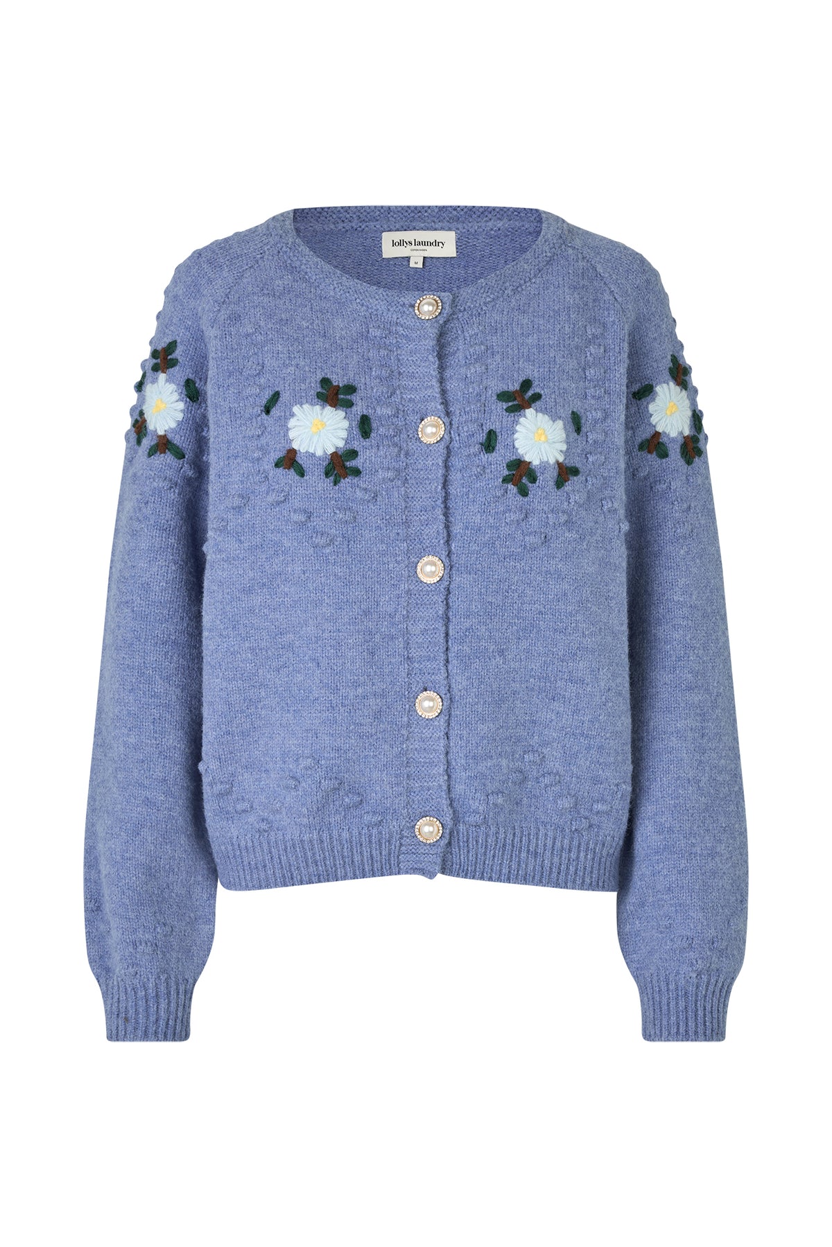 Lollys Laundry GracelynnLL Strik Cardigan Cardigan Blå melange