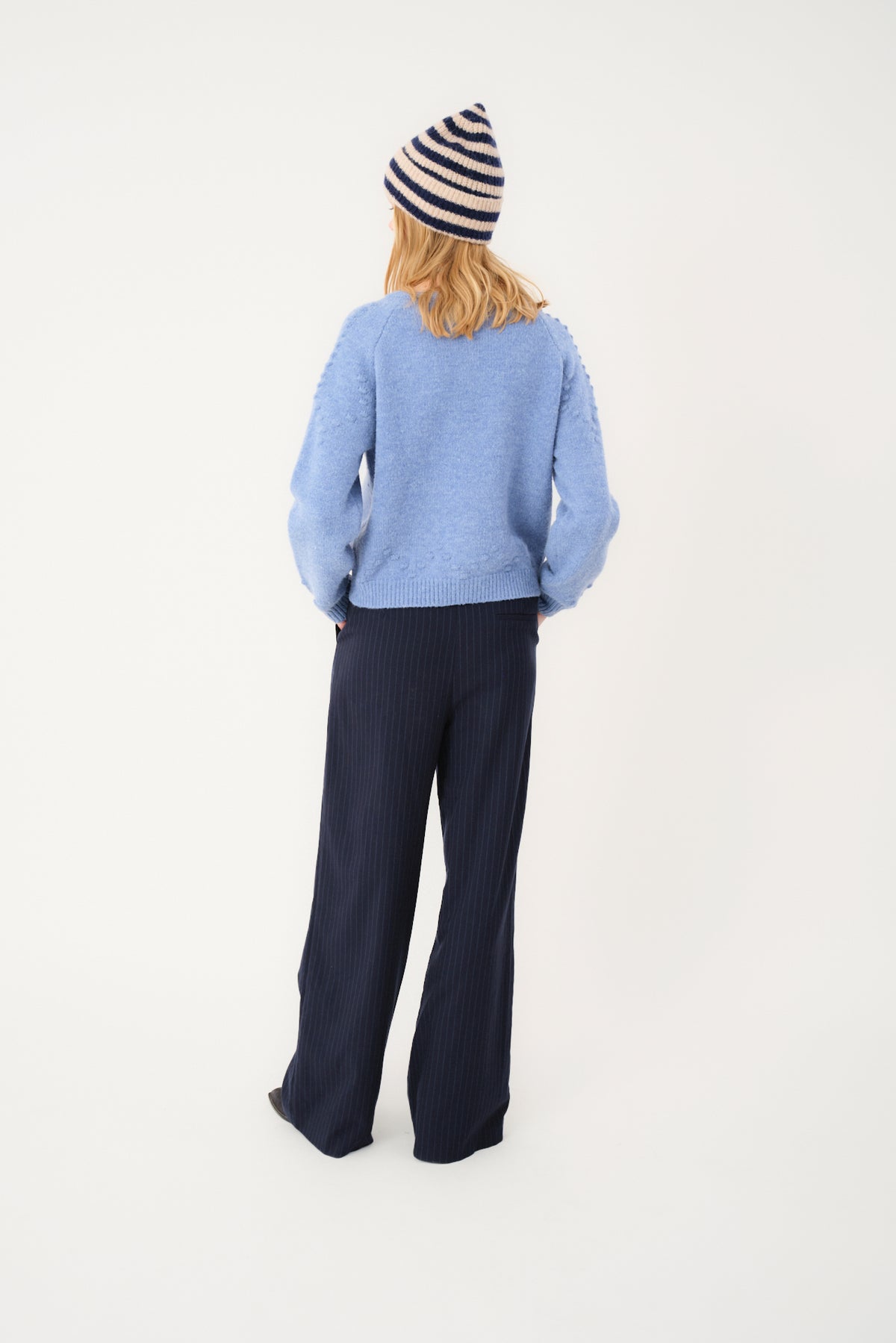 Lollys Laundry GracelynnLL Strik Cardigan Cardigan Blå melange