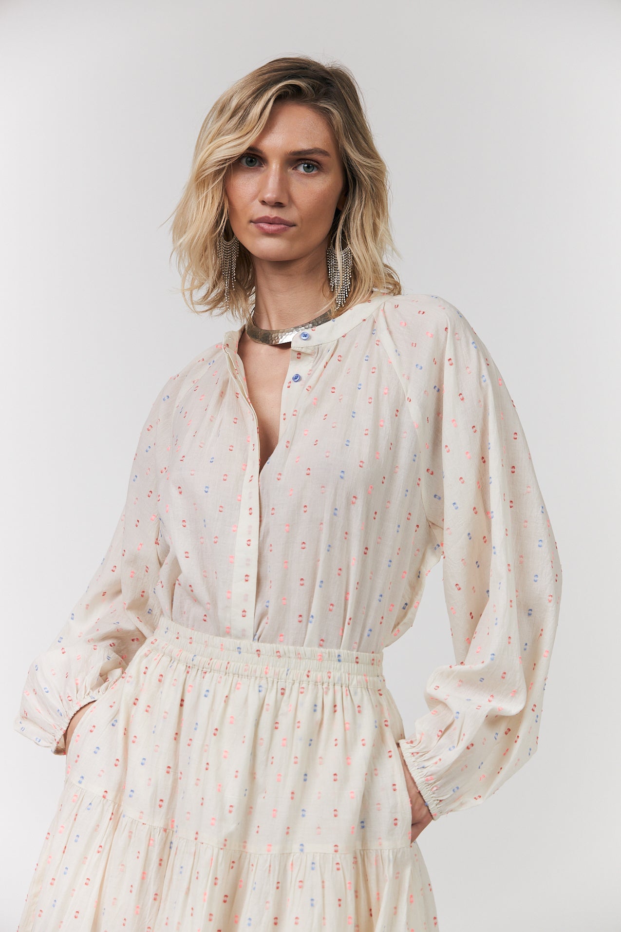 Lollys Laundry HaileyLL Skjorte Shirt Creme