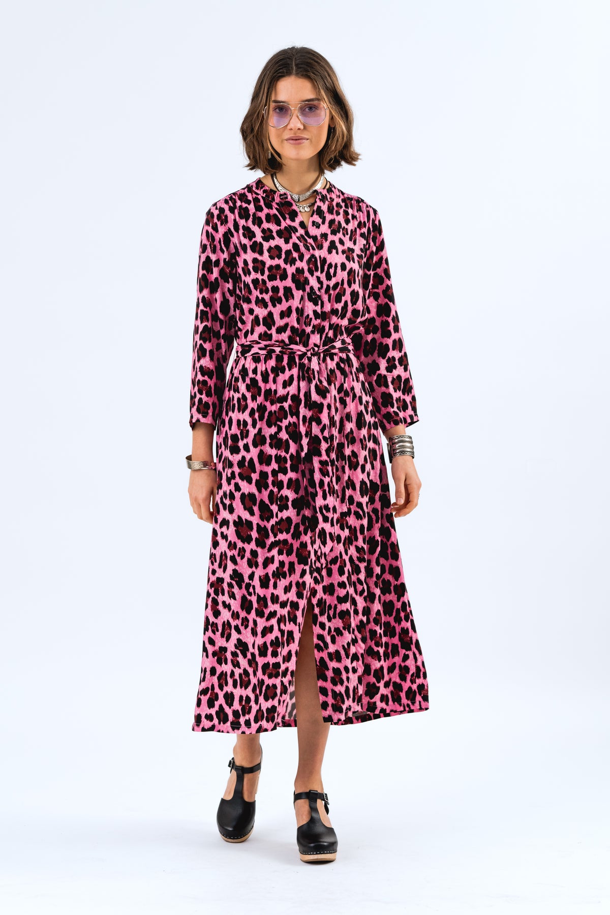 Lollys Laundry HarperLL Maxi Kjole Dress Neon pink