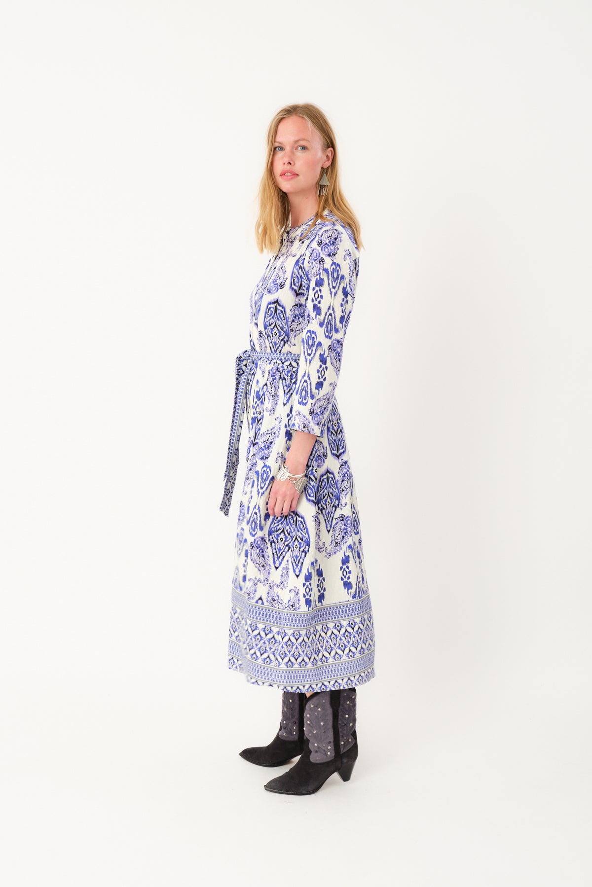 Lollys Laundry HarperLL Maxi Kjole Dress Blå