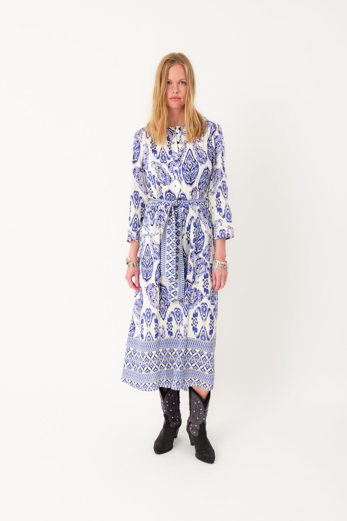 Lollys Laundry HarperLL Maxi Kjole Dress Blå