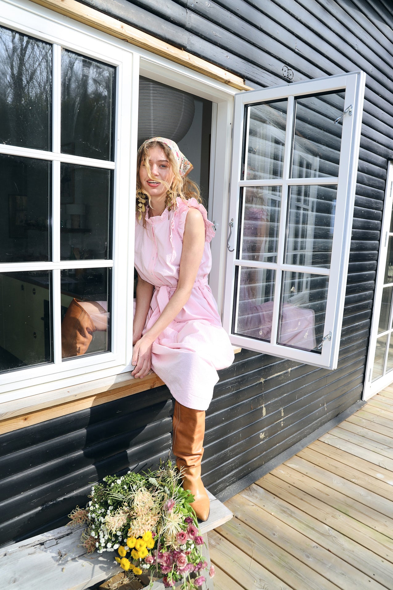 HarrietLL Maxi Kjole - Lyserød