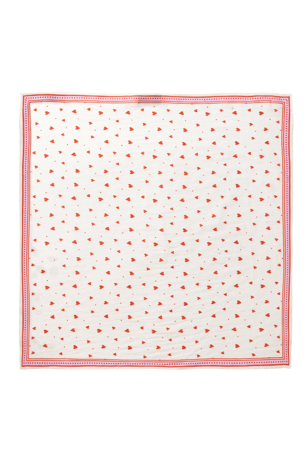 Lollys Laundry HeartsLL Tørklæde Scarf Rød