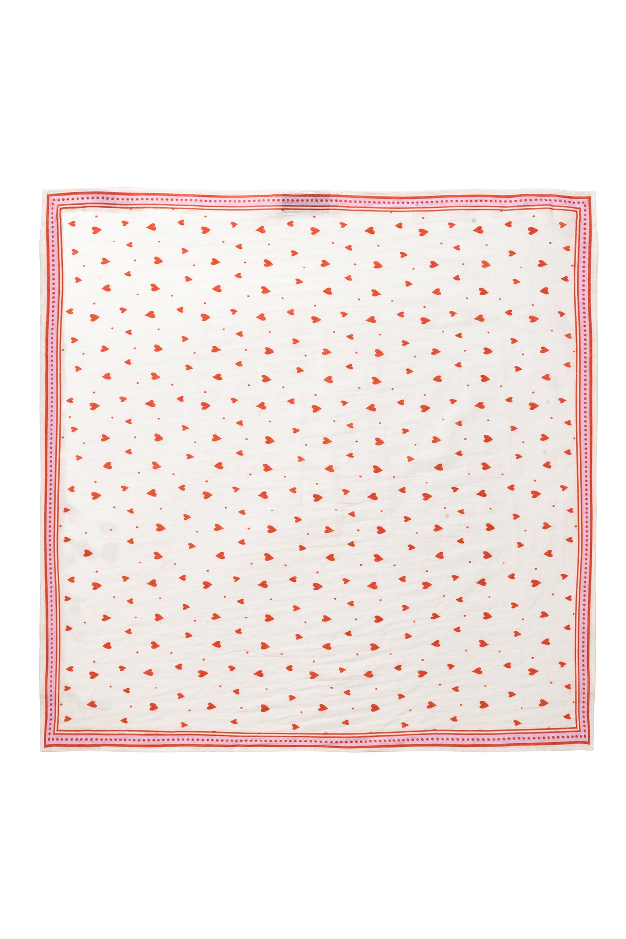 Lollys Laundry HeartsLL Tørklæde scarf 30 Red