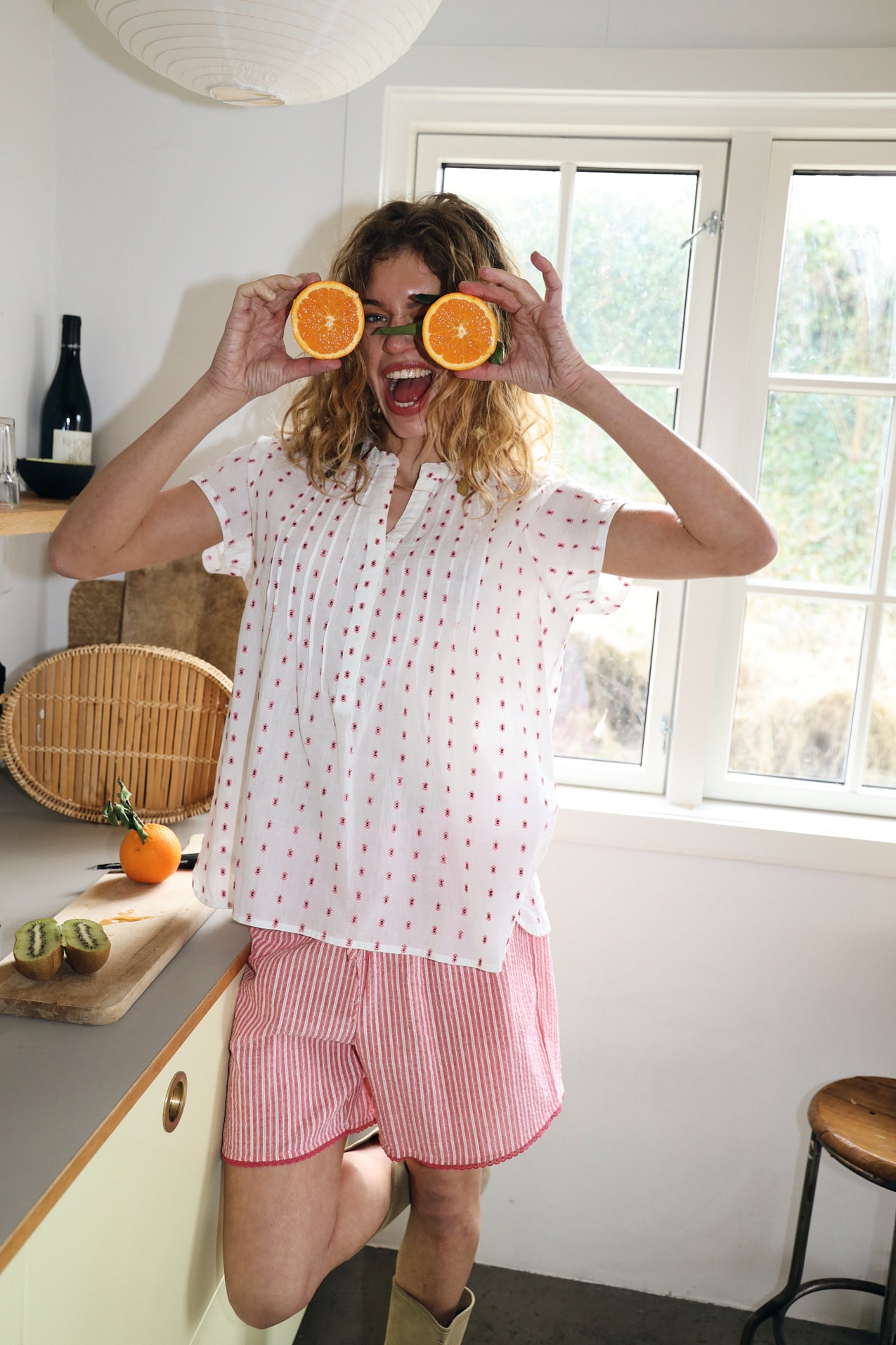 Lollys Laundry HeatherLL Bluse Top Creme