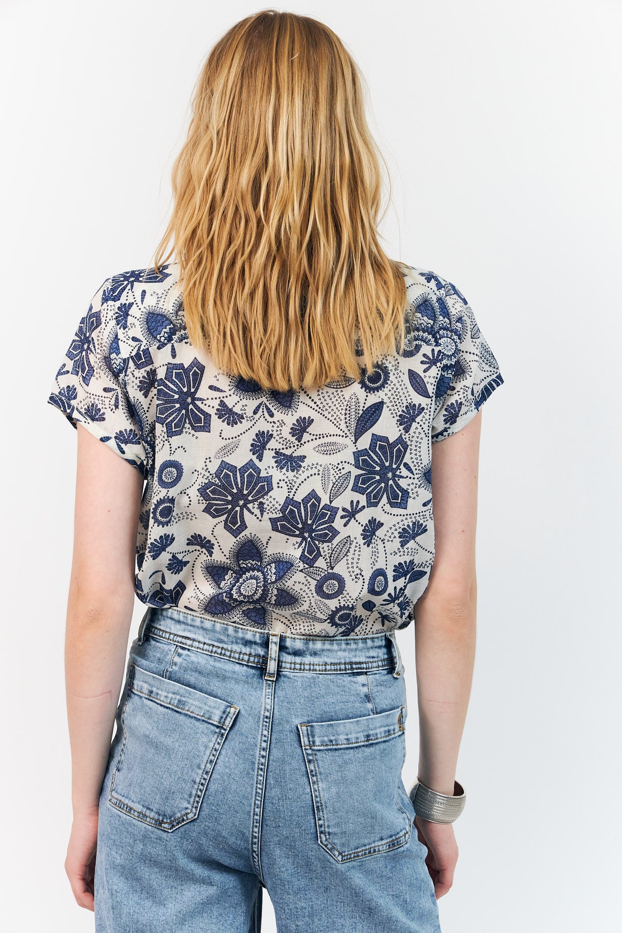 HeatherLL Bluse - Blå