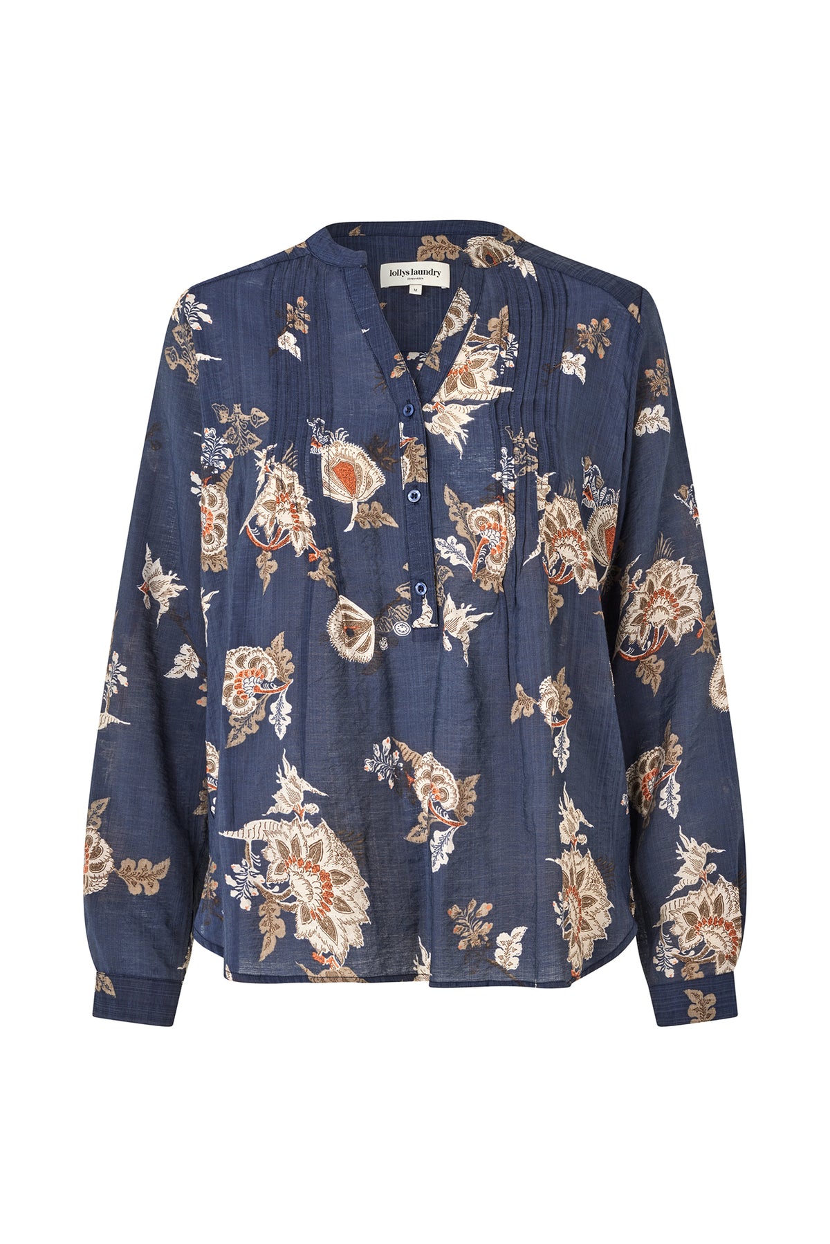 Lollys Laundry HelenaLL Shirt LS Shirt Mørkeblå