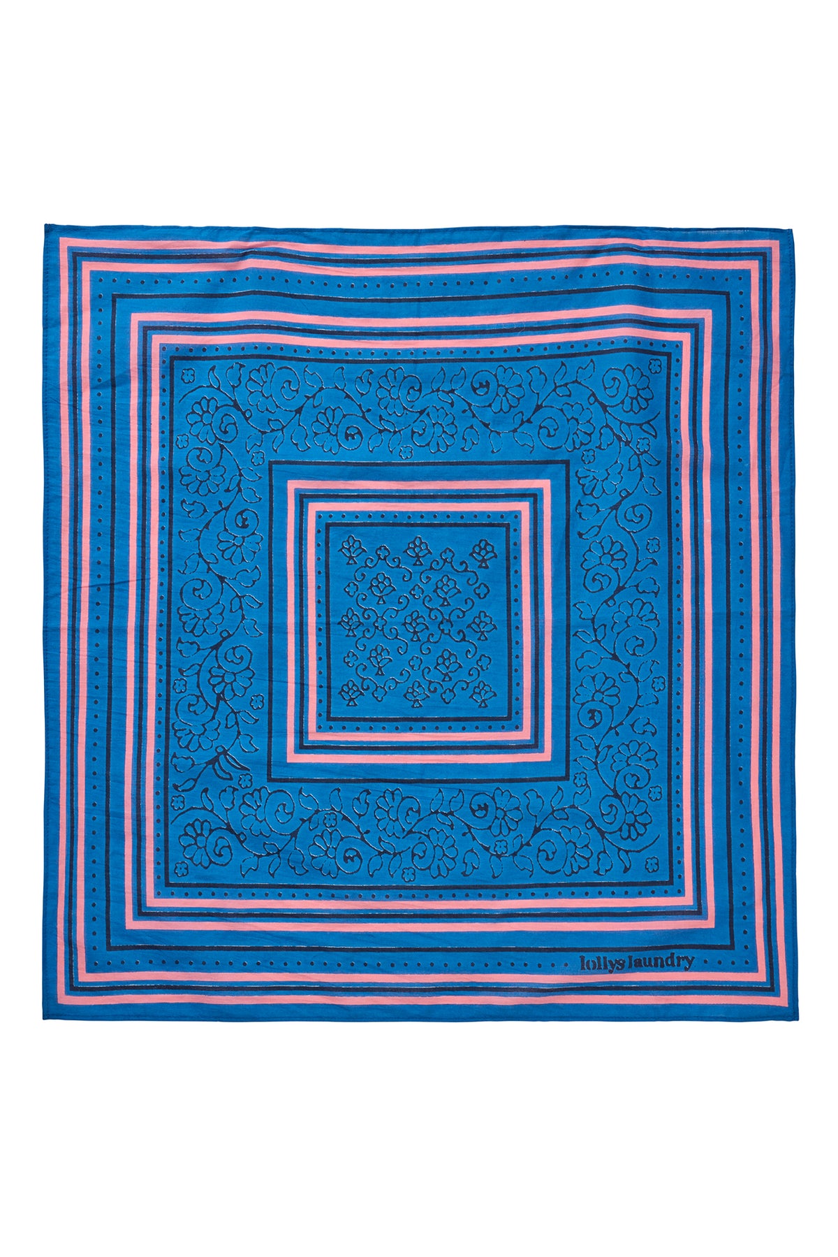 Lollys Laundry HemlockLL Bandana Scarf Blå