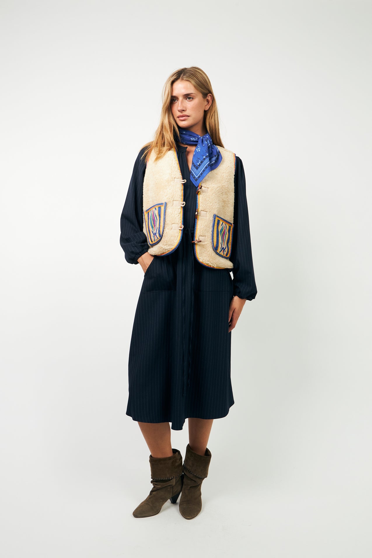 HugoLL Teddy Vest - Blue