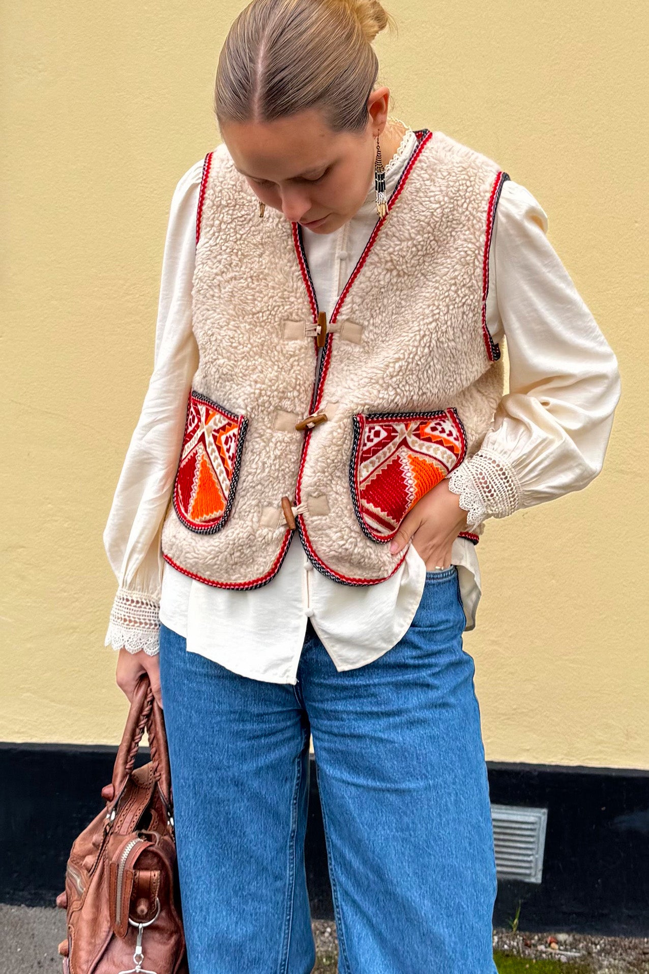 HugoLL Teddy Vest - Red