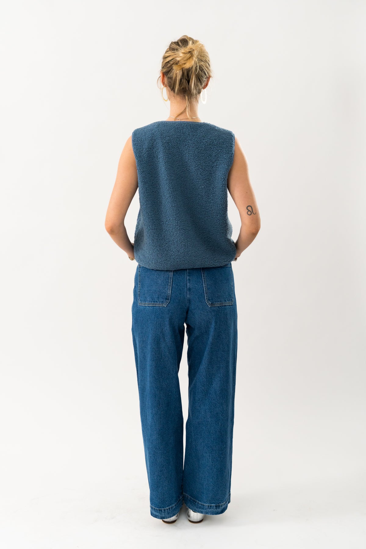 Lollys Laundry HugoLL Vest Vest Dæmpet blå