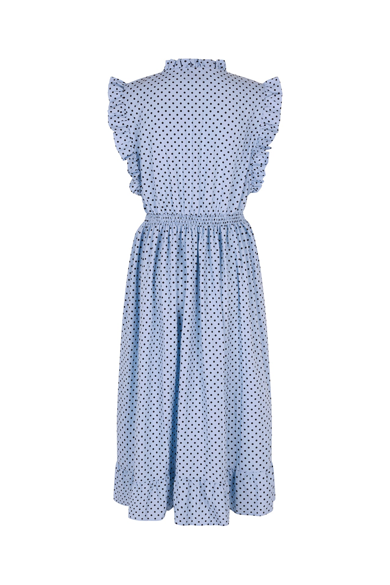 Lollys Laundry IdinaLL Midi Kjole Dress 22 Light Blue