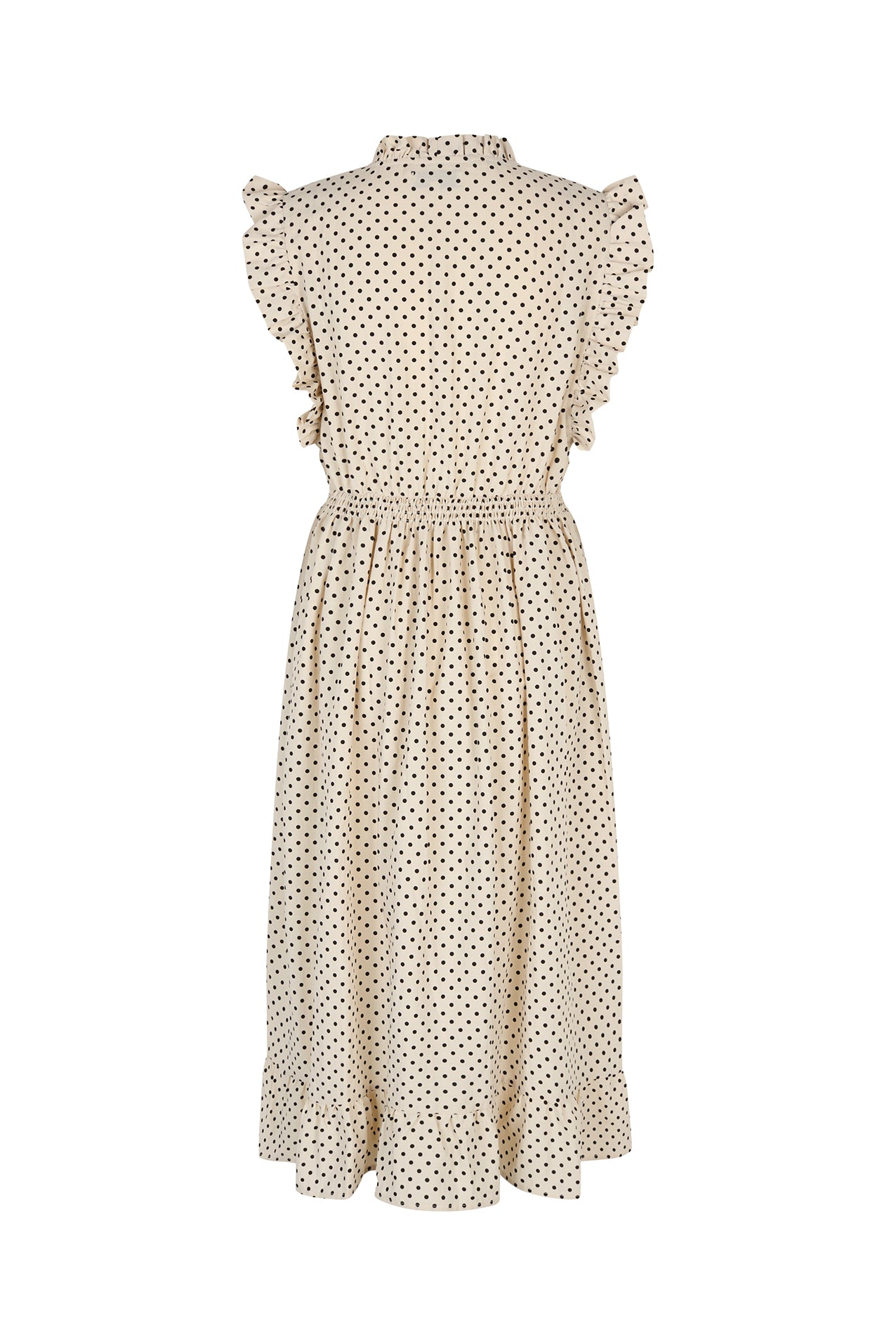 Lollys Laundry IdinaLL Midi Kjole Dress 02 Creme