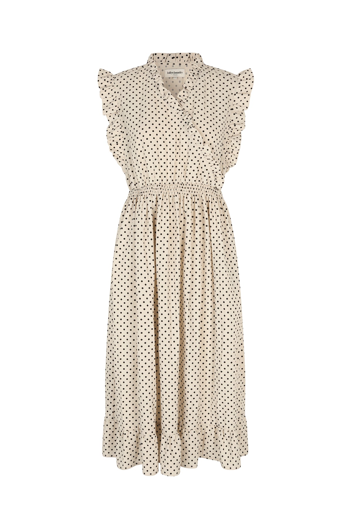 Lollys Laundry IdinaLL Midi Kjole Dress Creme