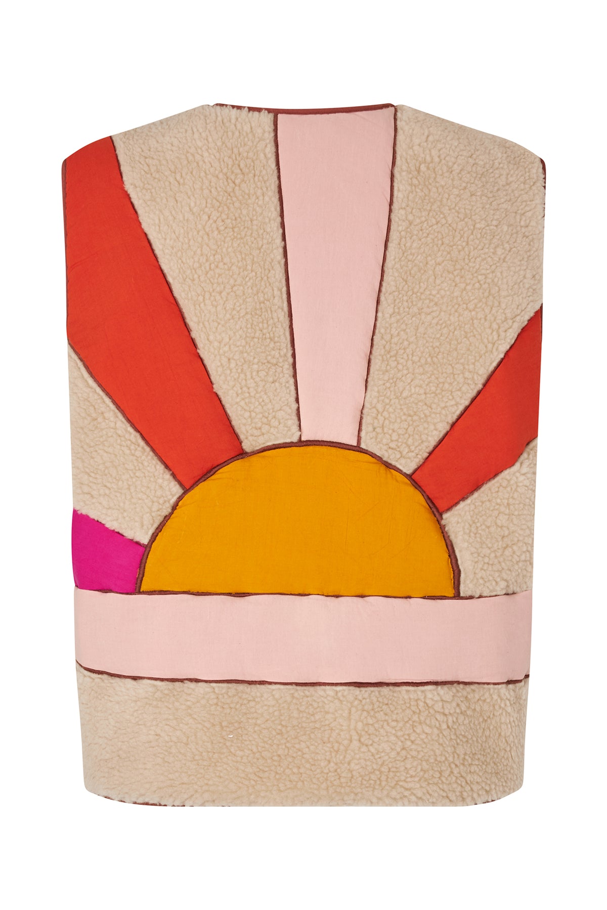 Lollys Laundry JaceLL Teddy Vest Vest Sand