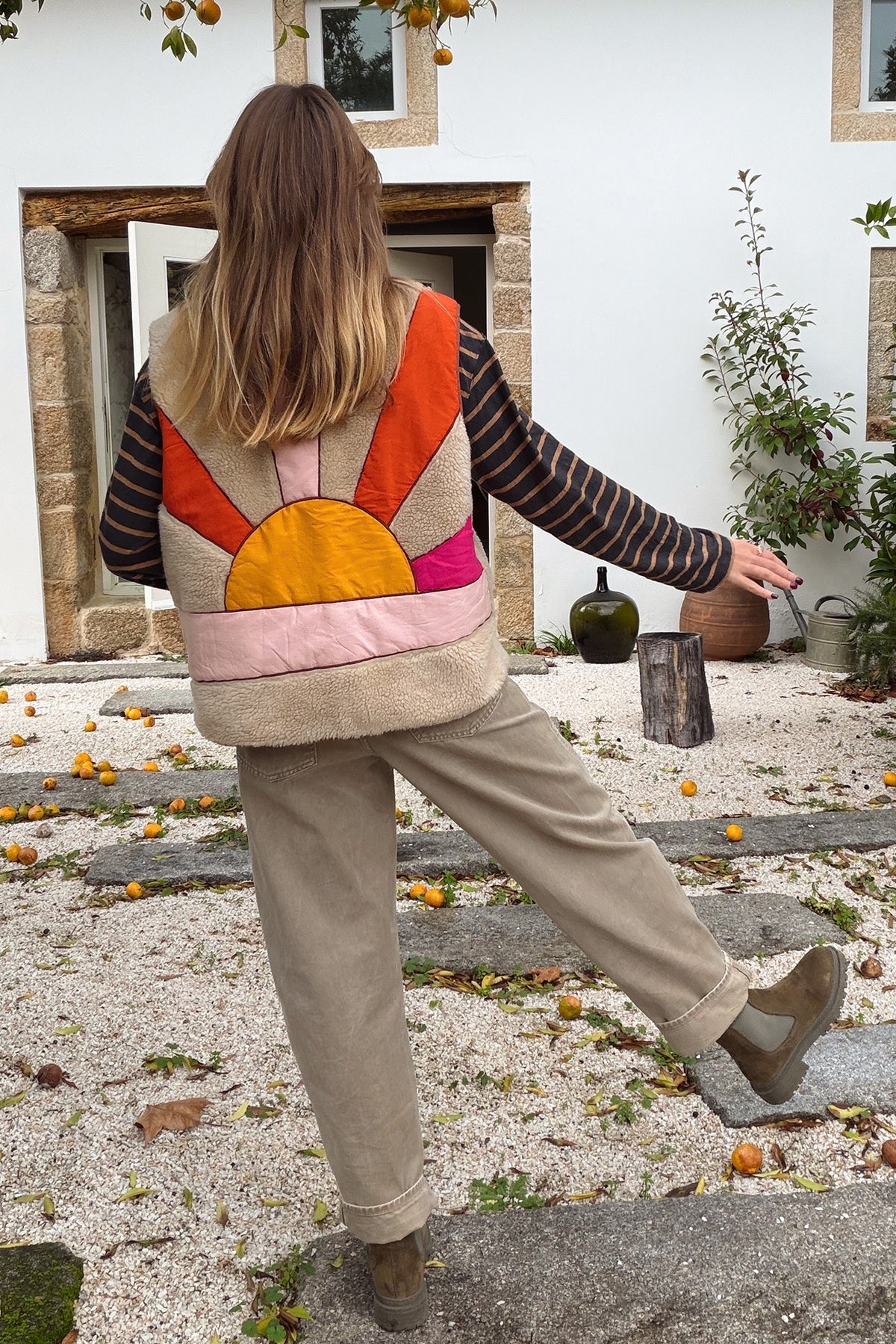 Lollys Laundry JaceLL Teddy Vest Vest Sand