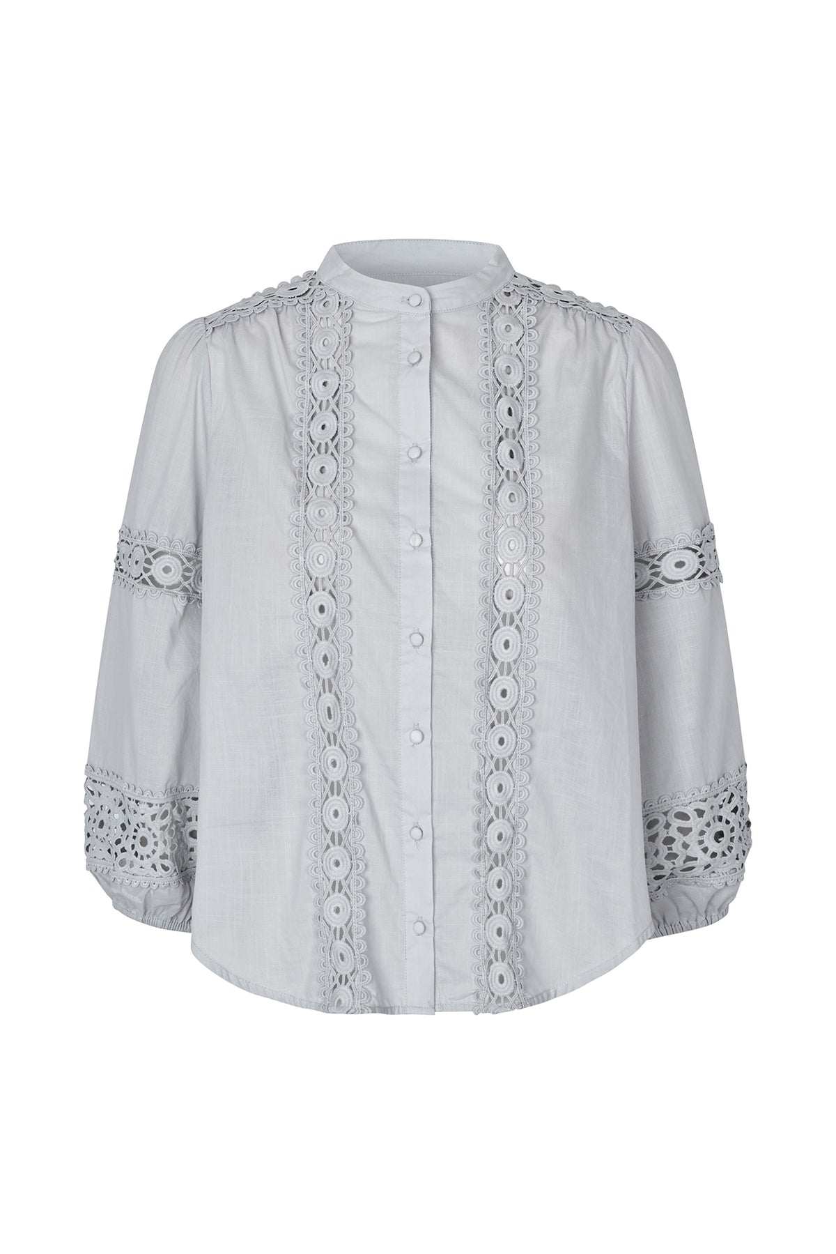 Lollys Laundry JuneLL Skjorte Shirt Dæmpet blå