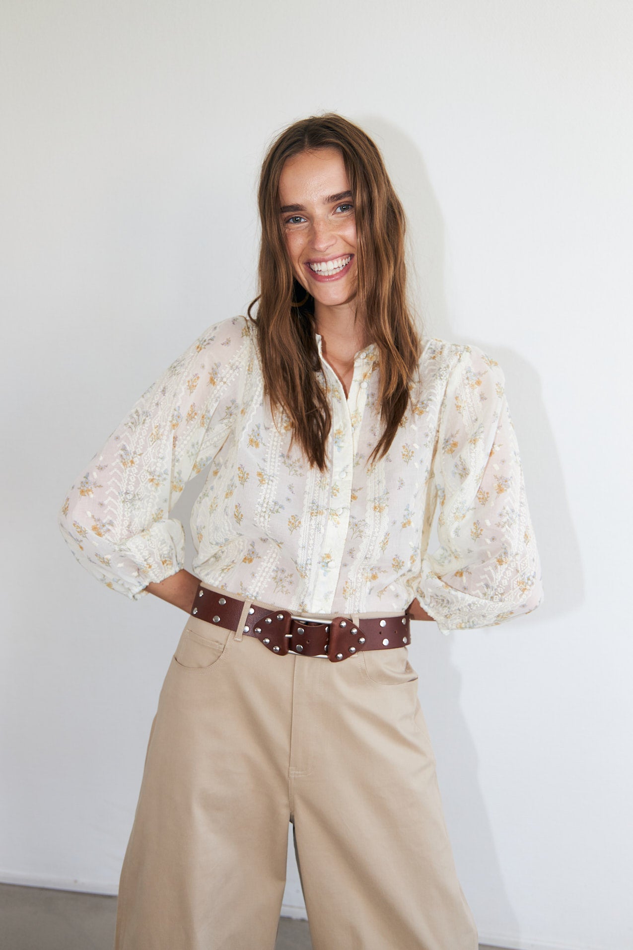 Lollys Laundry JuneLL Skjorte Shirt 02 Creme