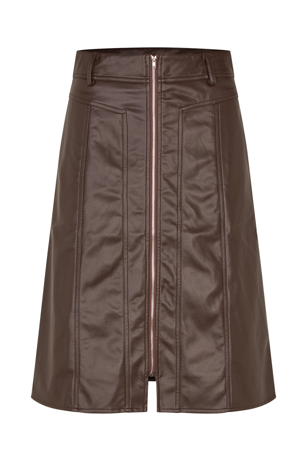 Lollys Laundry KatelynLL Midi Nederdel Skirt 59 Brown