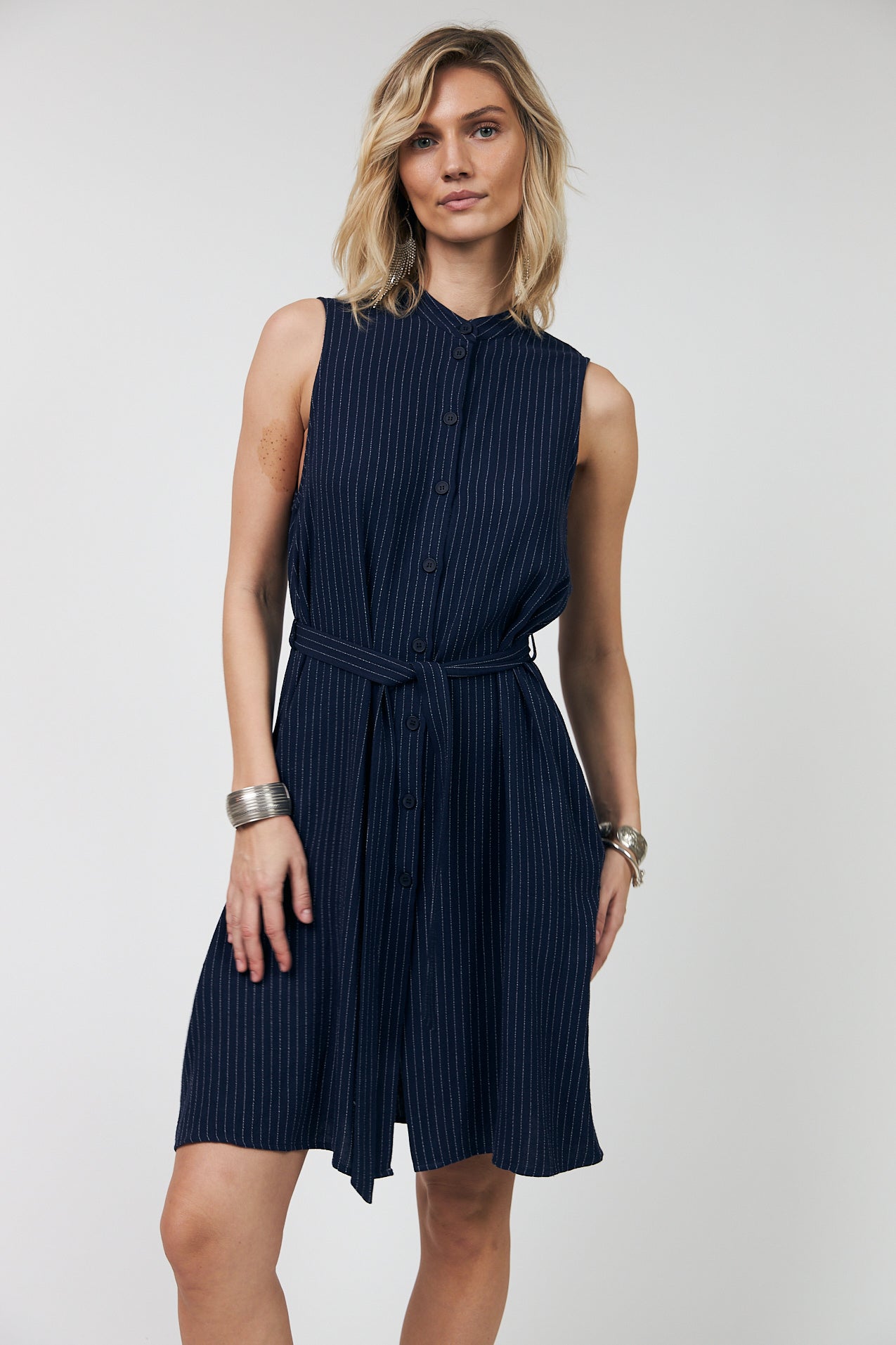 Lollys Laundry KatieLL midi Kjole Dress 27 Dark Navy