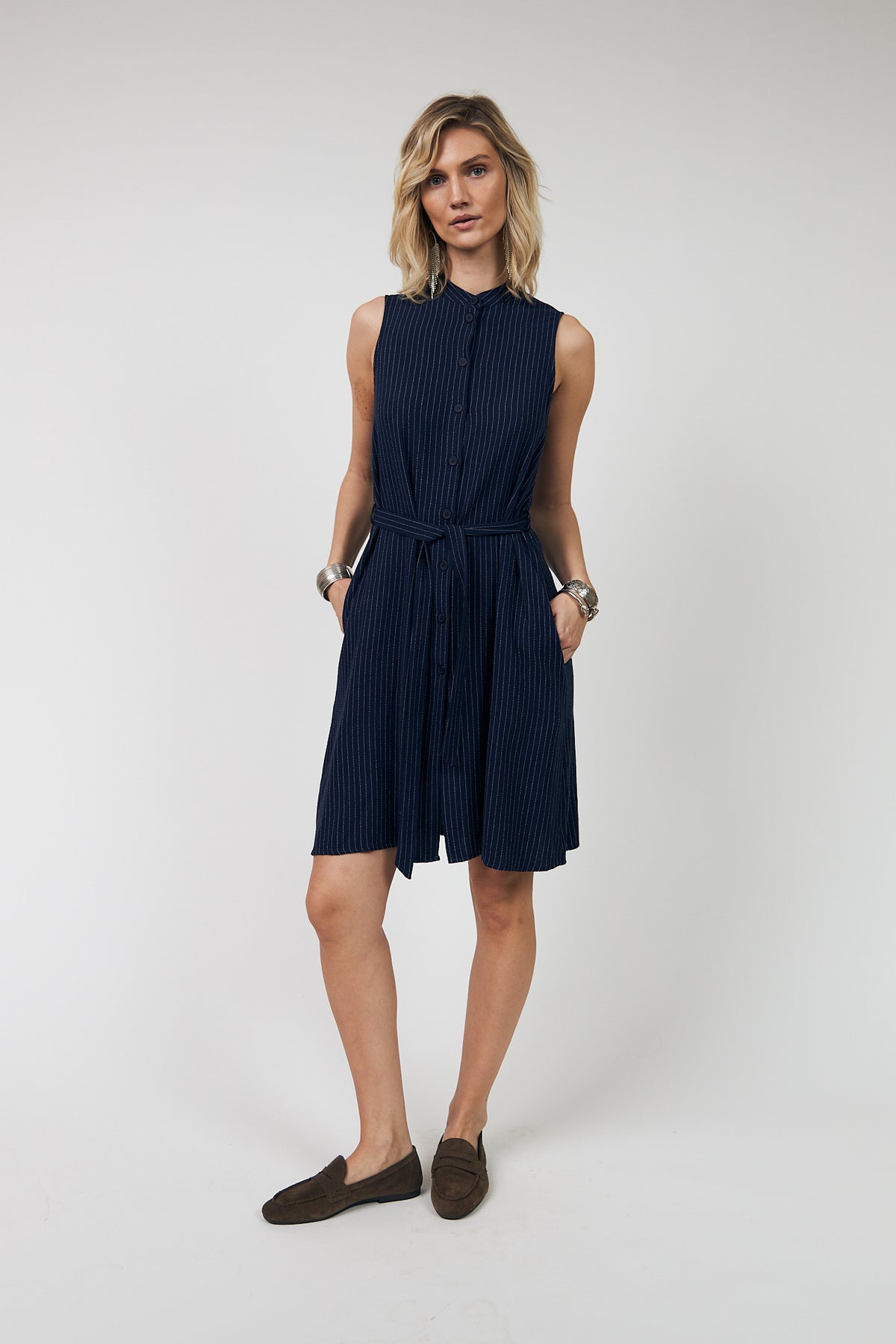 Lollys Laundry KatieLL midi Kjole Dress Navy