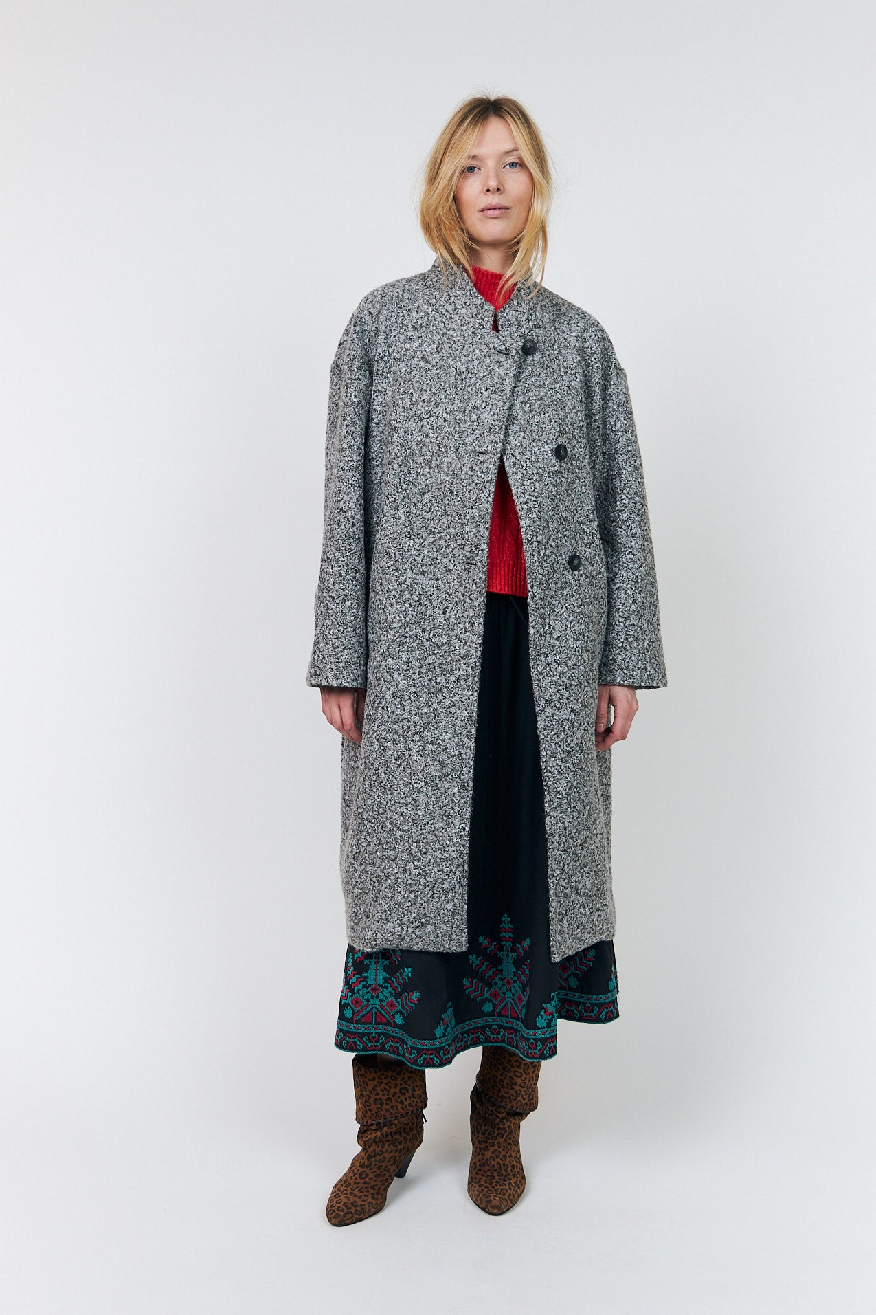 Lollys Laundry KayaLL Frakke Outerwear Grå Melange
