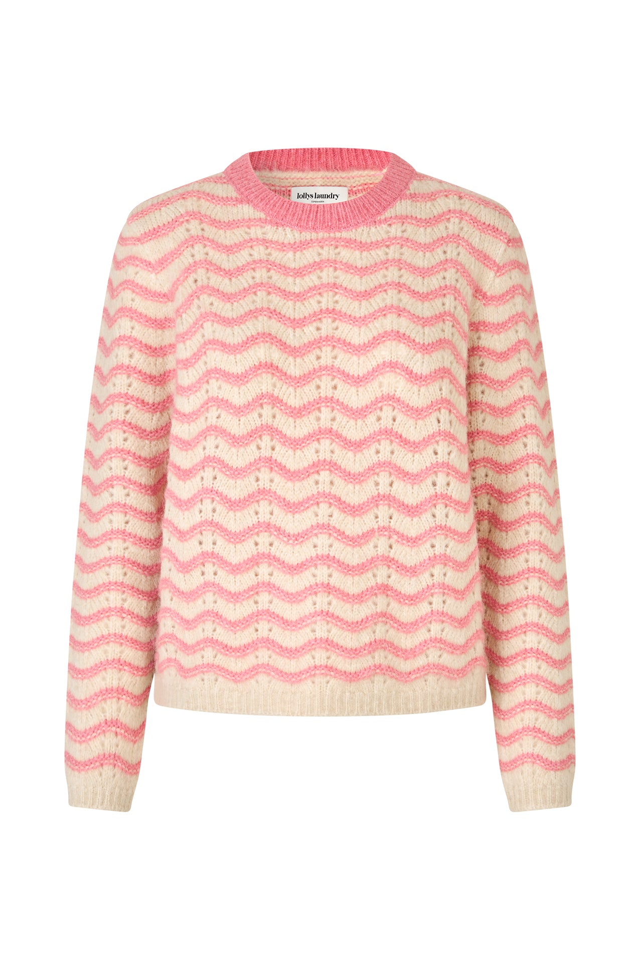 LanoLL Strik Pullover - Pink