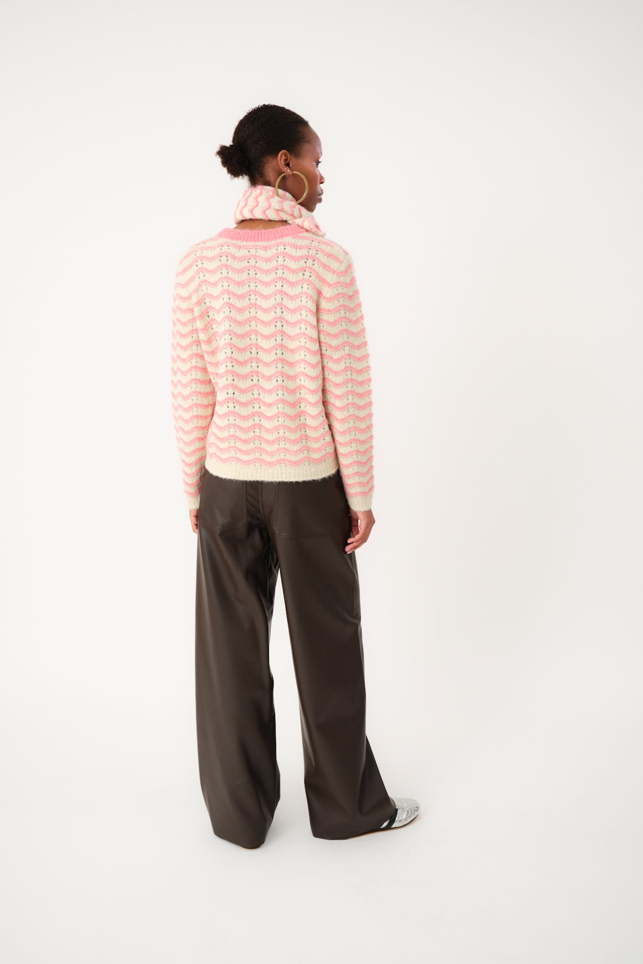LanoLL Strik Pullover - Pink