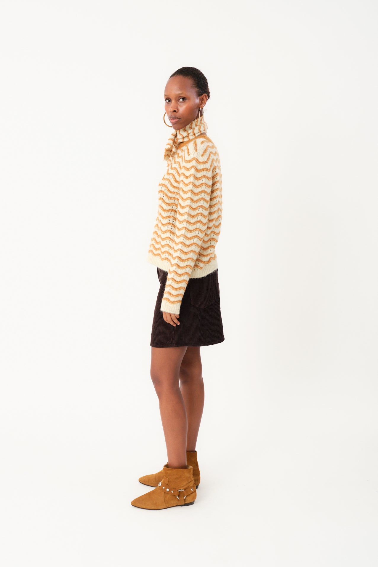 Lollys Laundry LanoLL Strik Pullover Jumper 58 Camel