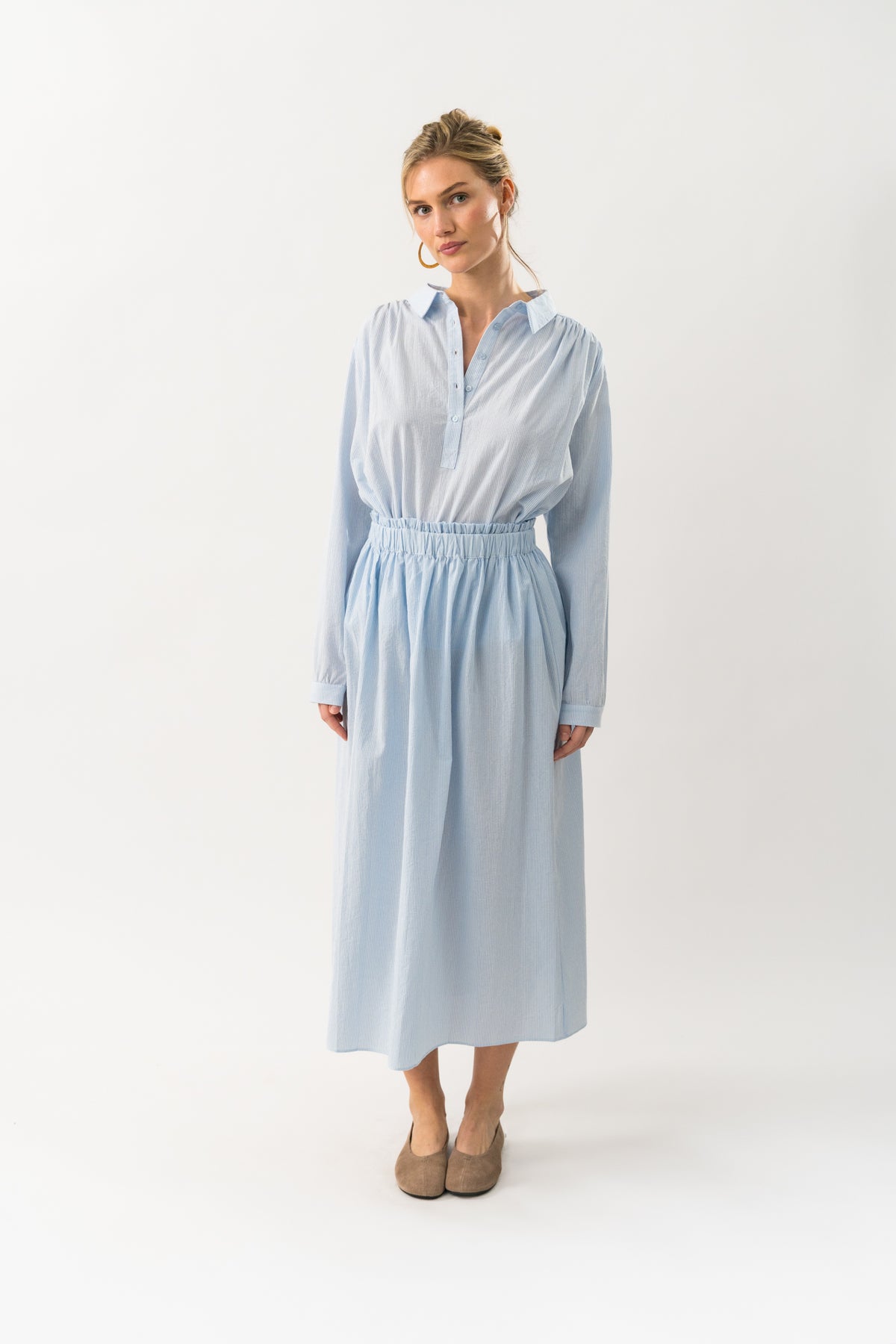 Lollys Laundry LariLL Skjorte Shirt Lyseblå