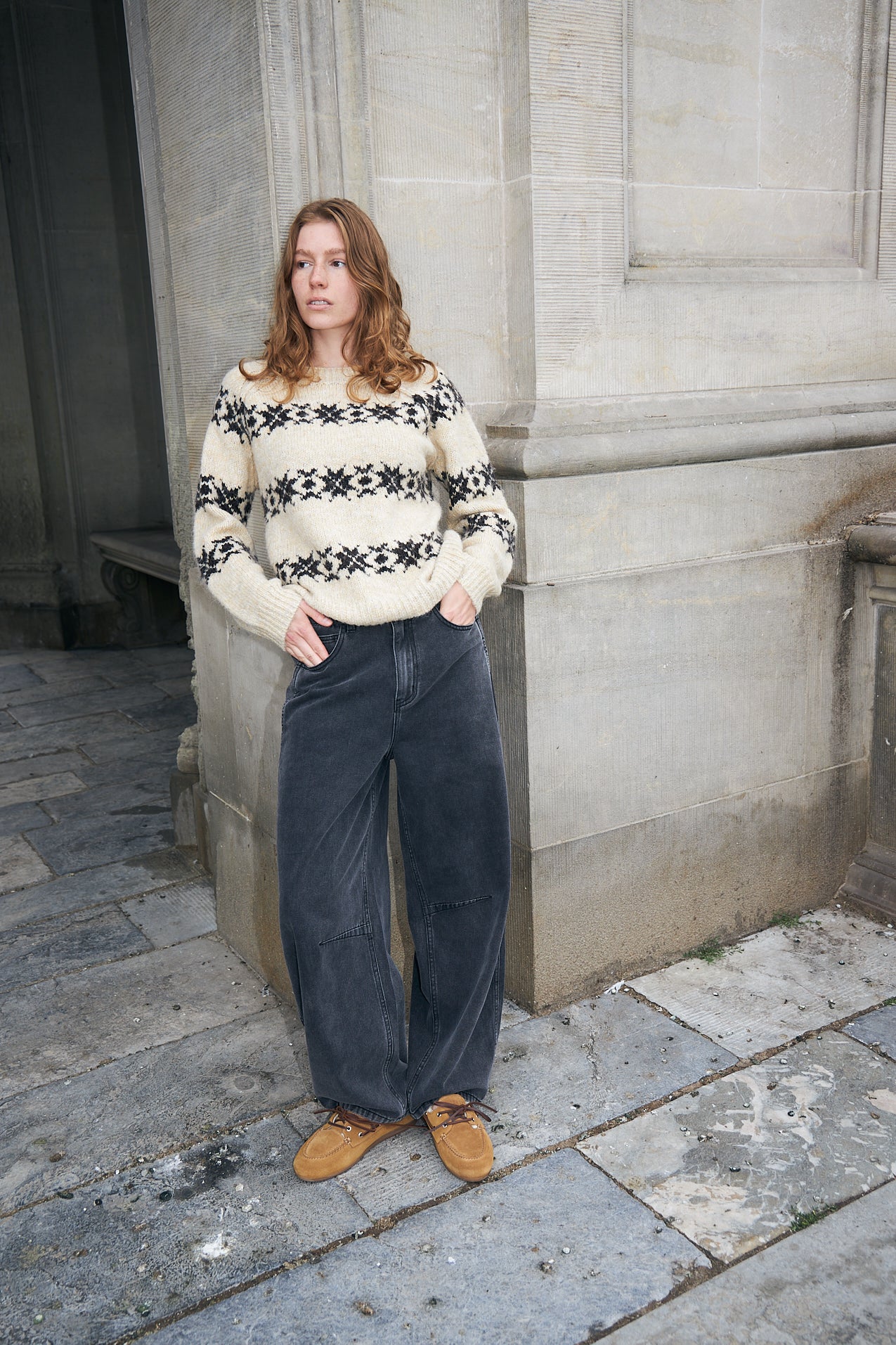 Lollys Laundry LattieLL Strik Jumper Creme