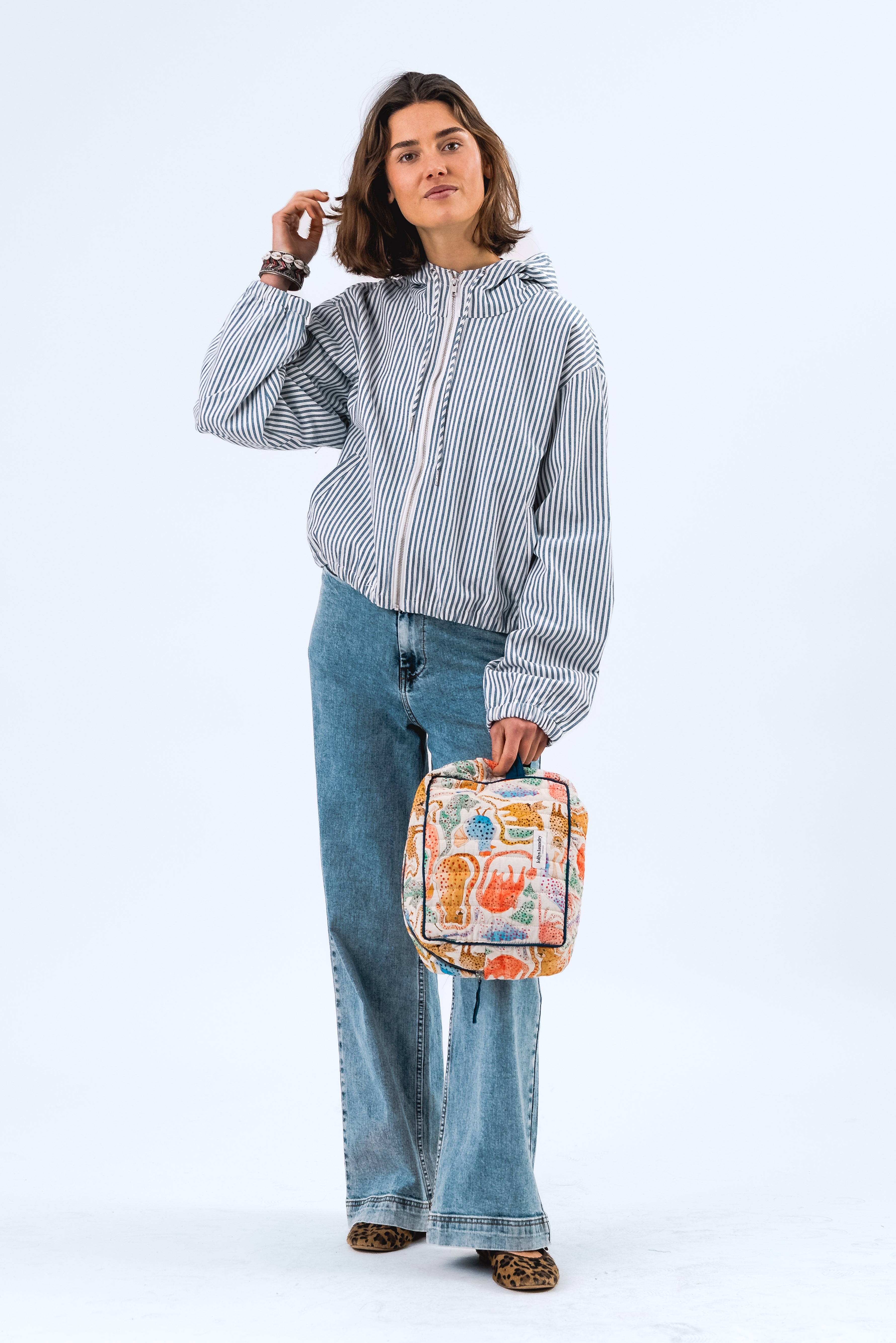 LenaLL Jakke - Stripe