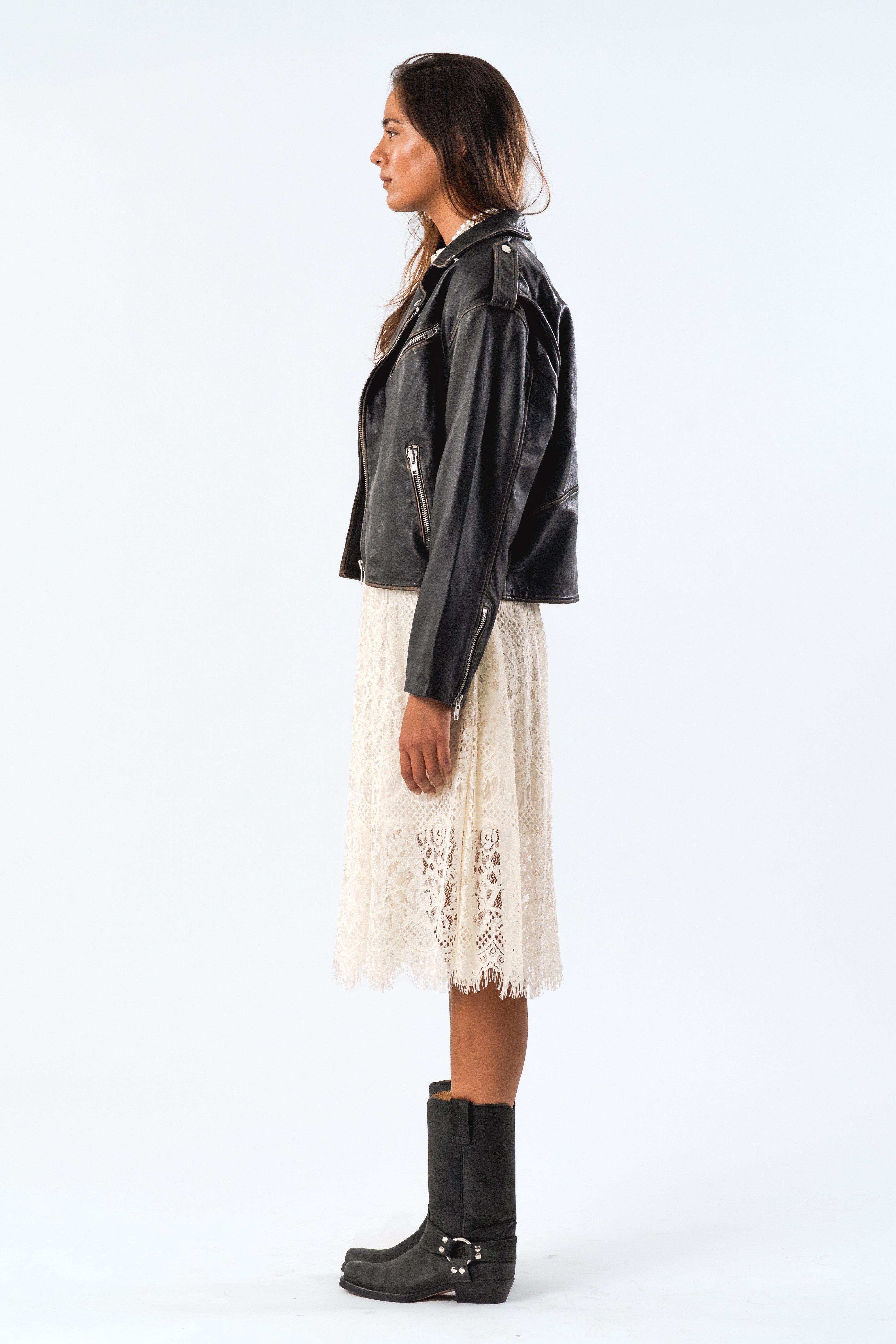 LilLL Leather  Jacket - Black